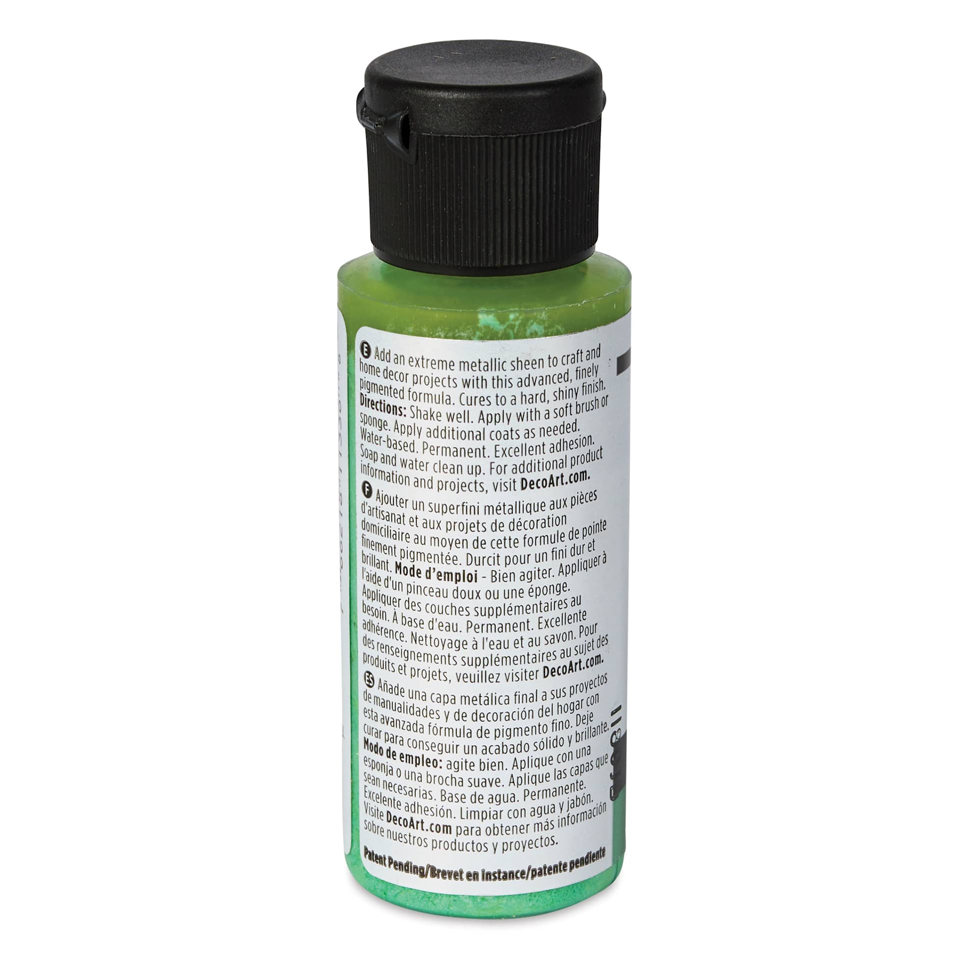 DecoArt Extreme Sheen Metallic Acrylic Paint - Jadeite, 2 oz