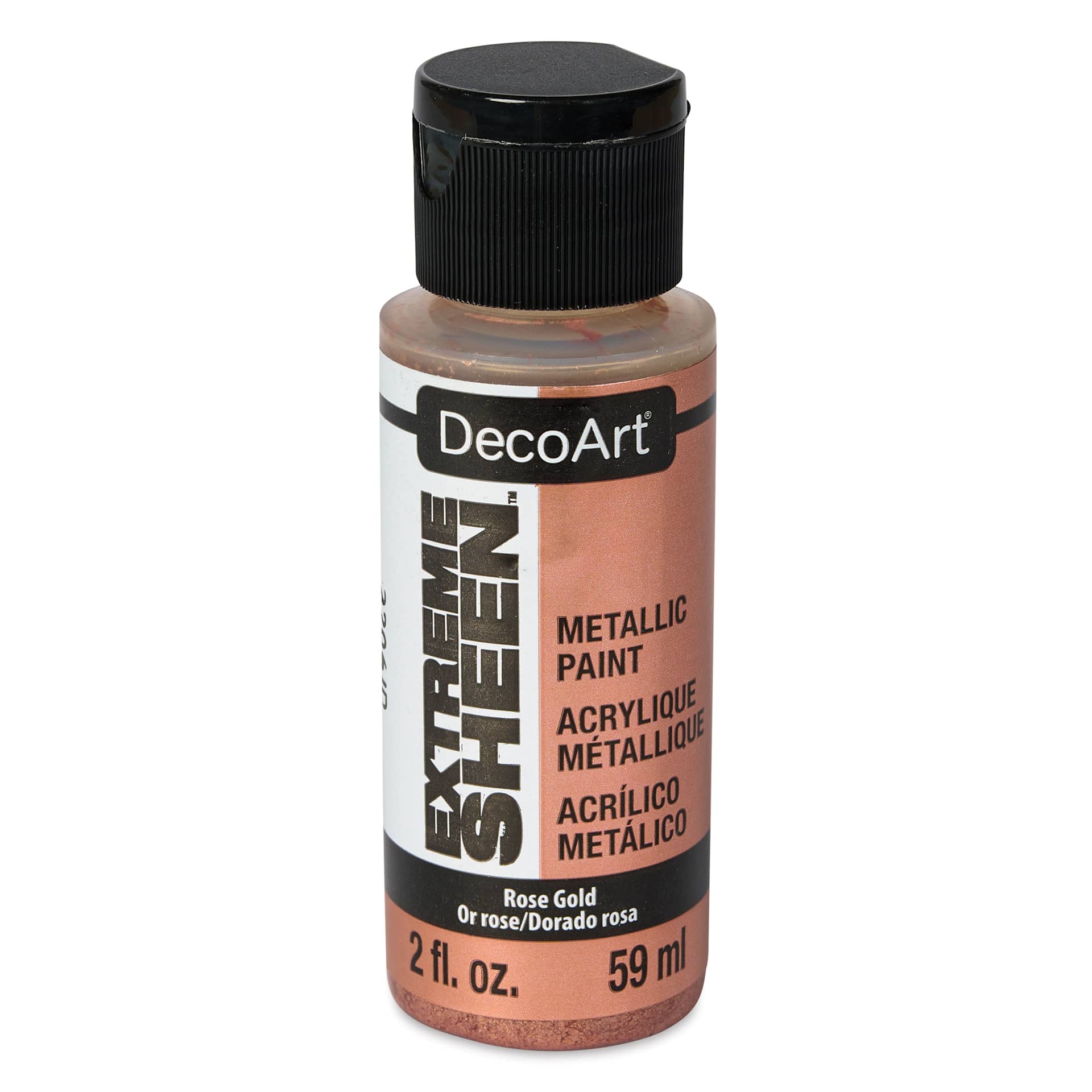 DecoArt Extreme Sheen Metallic Acrylic Paint - Rose Gold, 2 oz