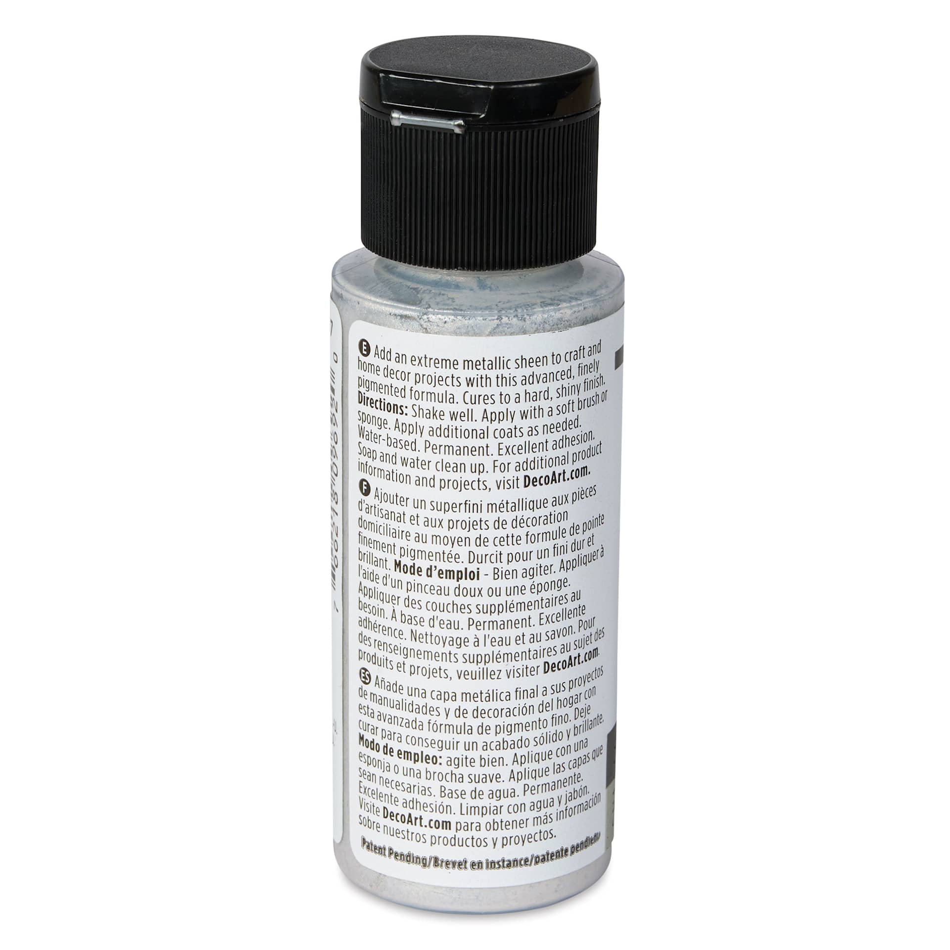 DecoArt Extreme Sheen Metallic Acrylic Paint - Sterling Silver, 2 oz
