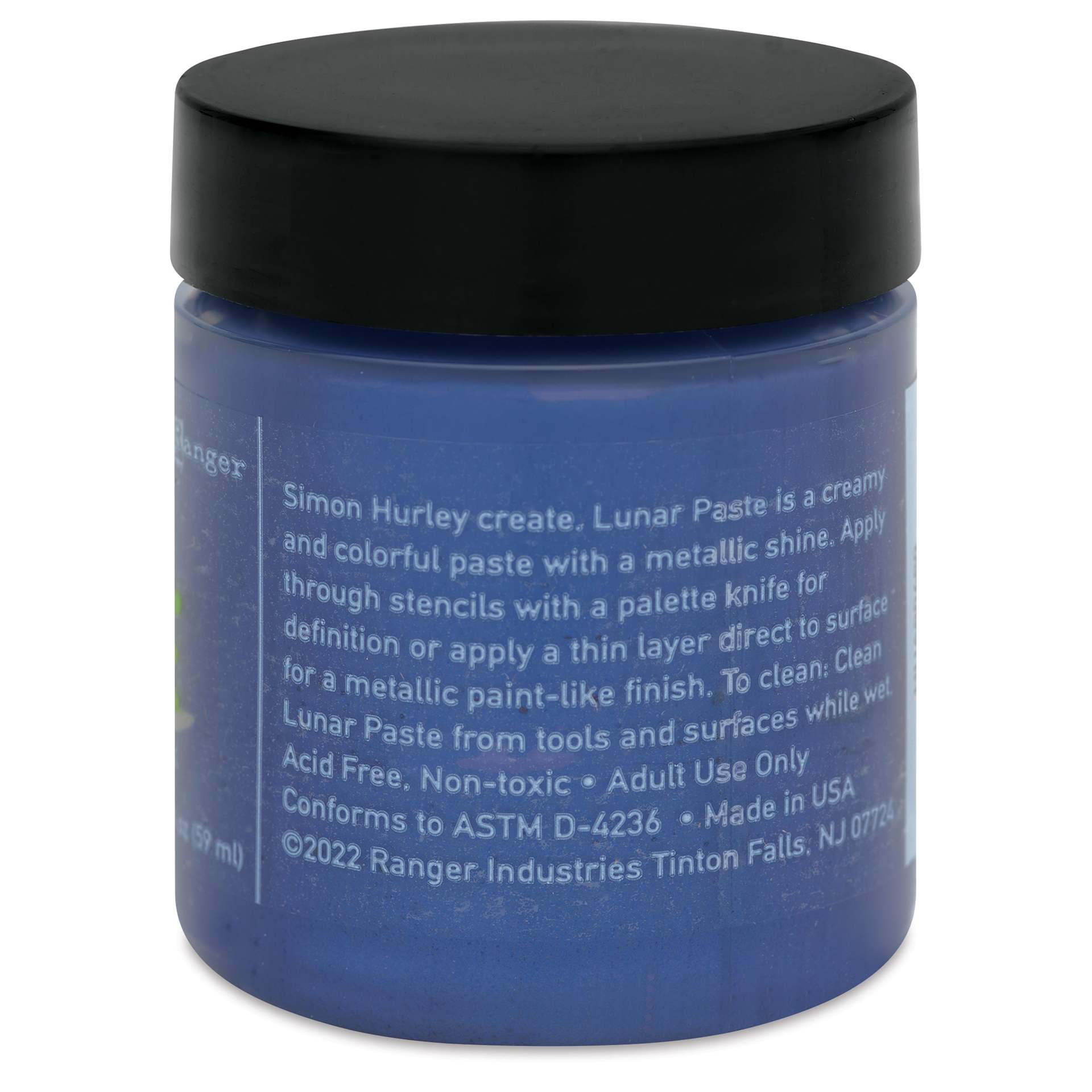 Simon Hurley Create Lunar Acrylic Paste - Midnight Snack, 2 oz back