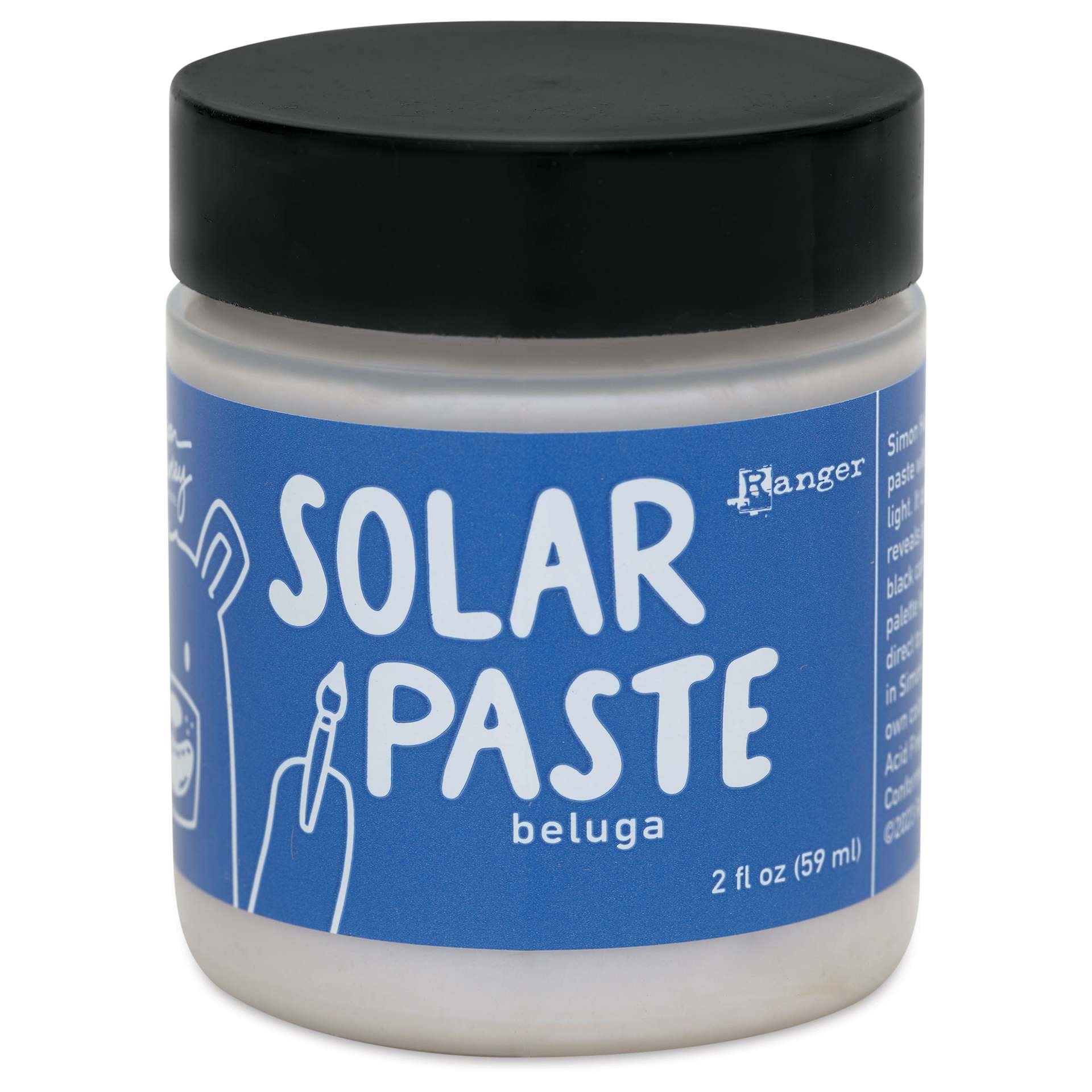 Simon Hurley Create Solar Acrylic Paste - Beluga, 2 oz