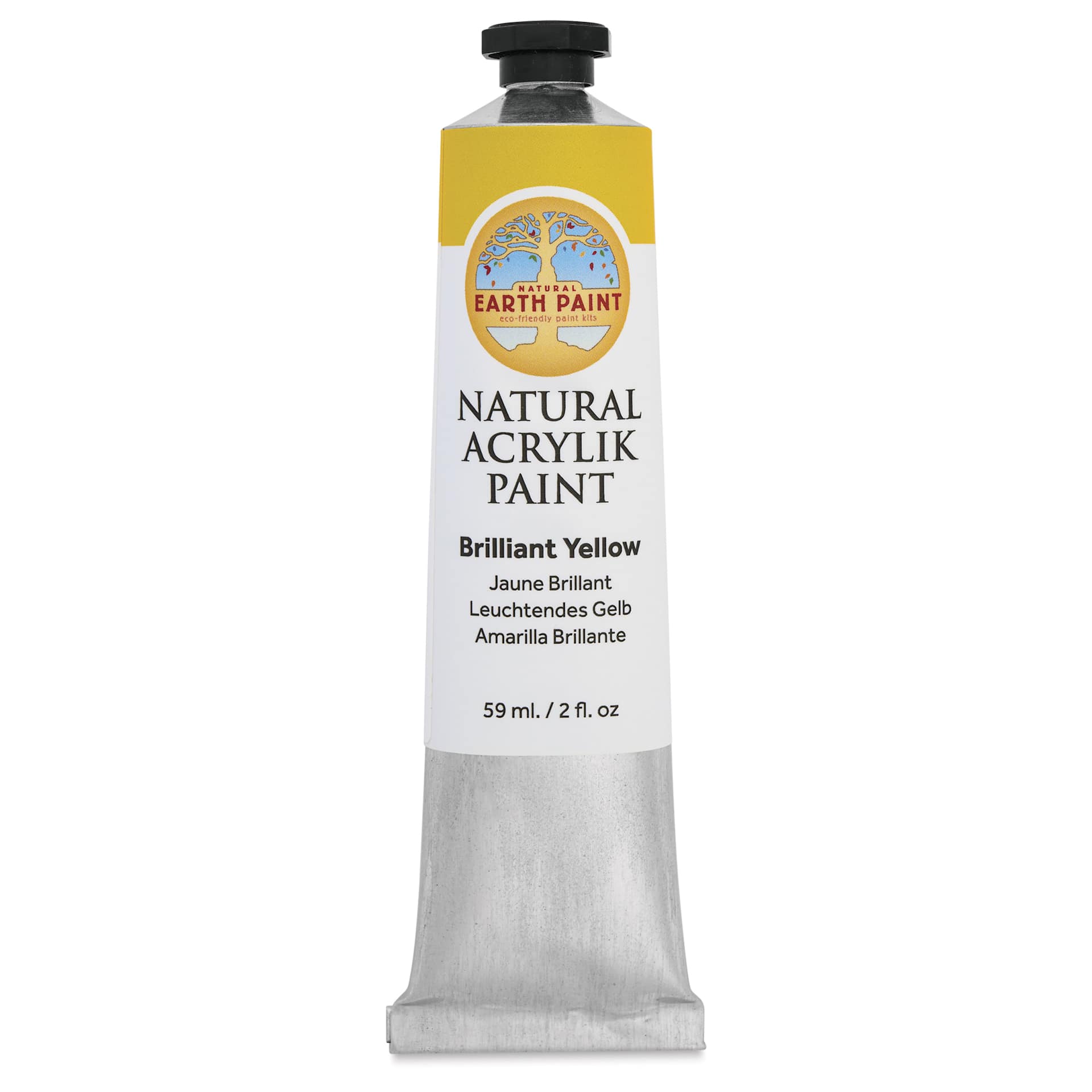 Natural Earth Paint Natural Acrylik Paint - Brilliant Yellow, 59 ml