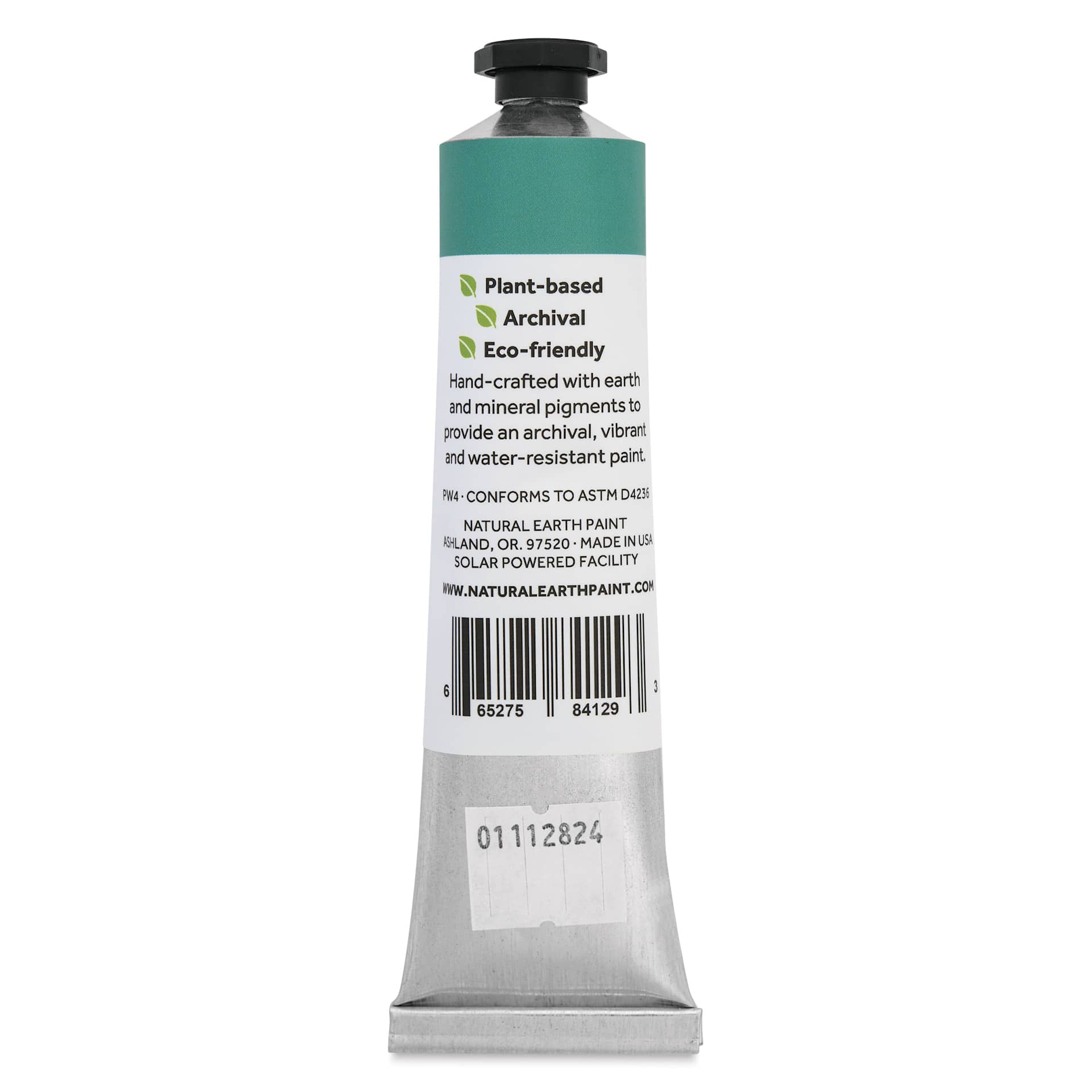 Natural Earth Paint Natural Acrylik Paint - French Turquoise, 59 ml back