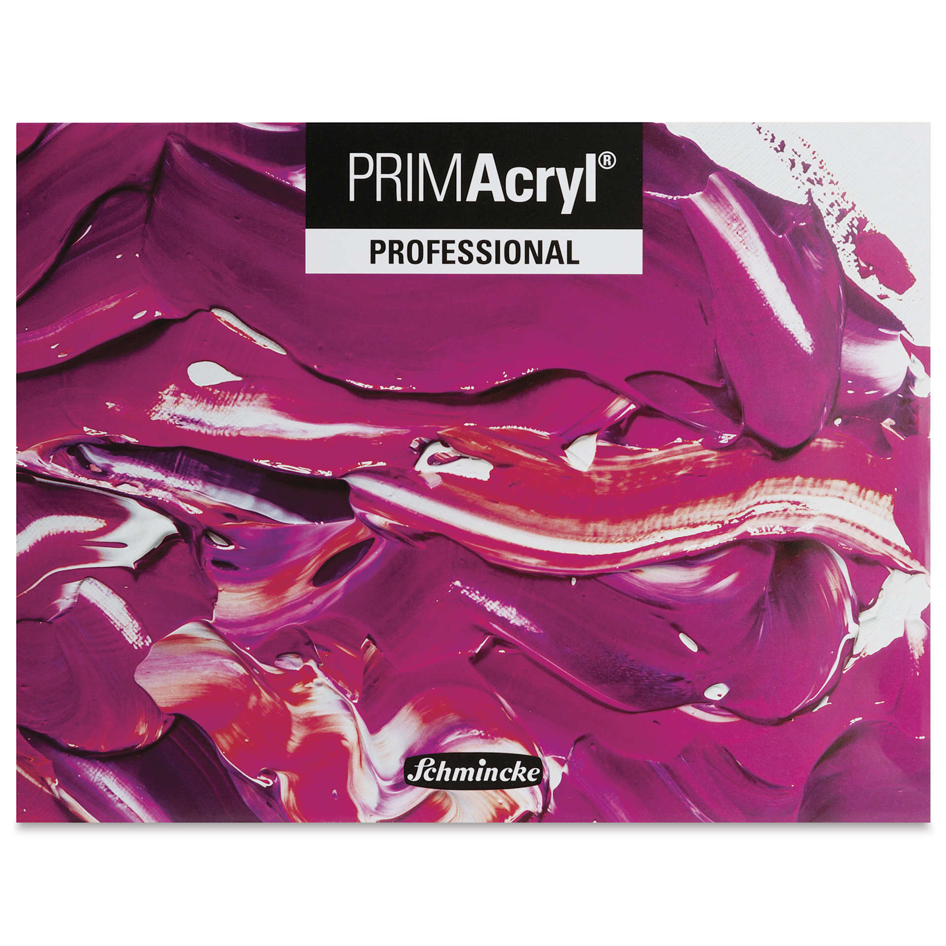 Schmincke Primacryl Professional Acrylic Paint - Set of 11, Assorted, Wooden Box front of packaging