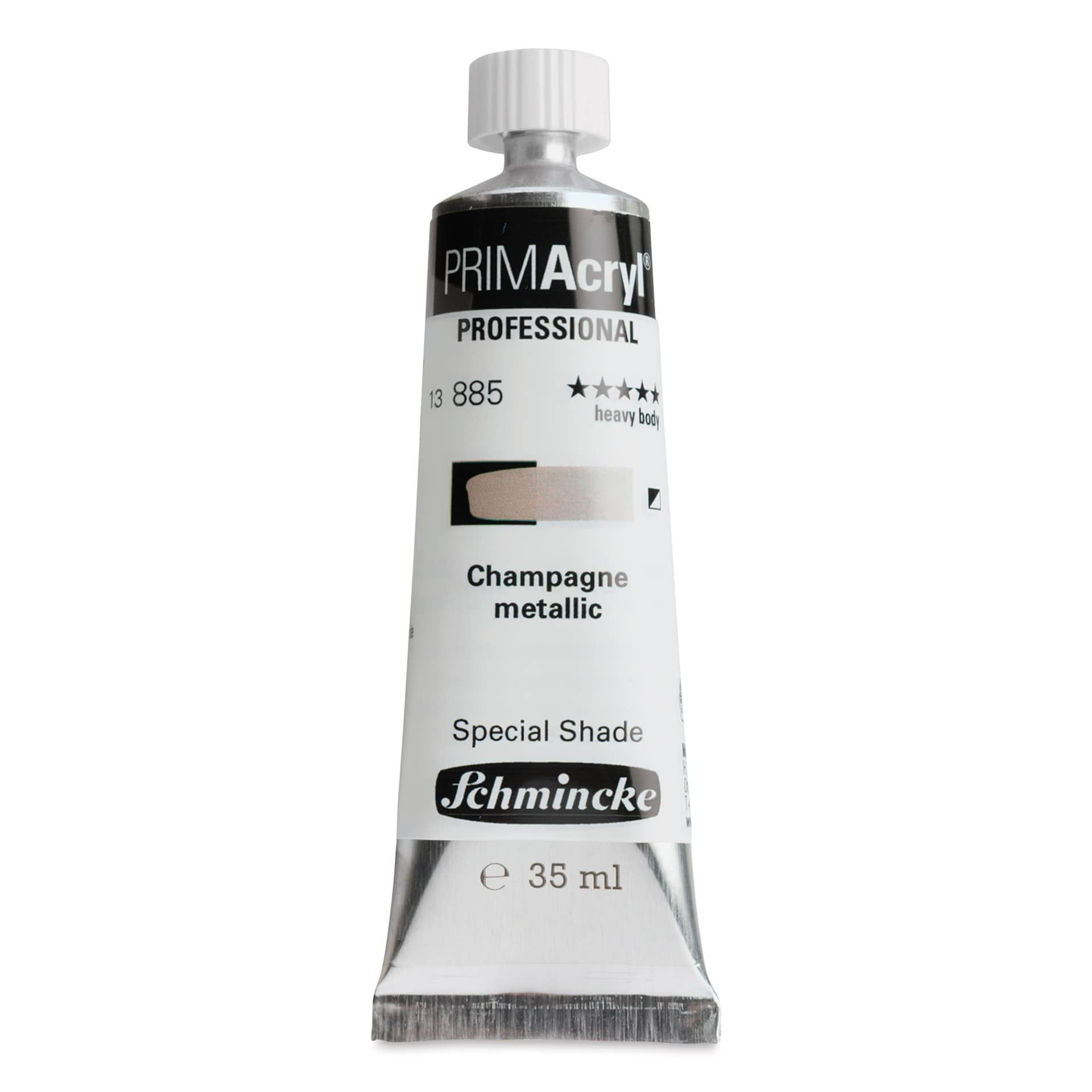 Schmincke Primacryl Professional Acrylic Paint - Champagne Metallic, 35 ml Tube