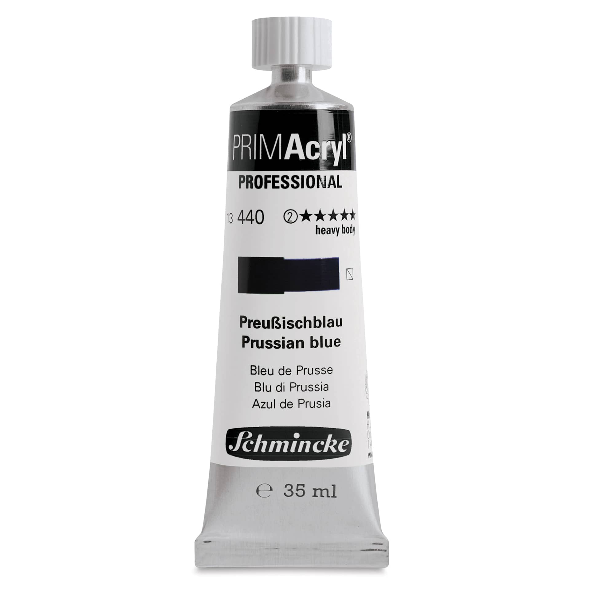 Schmincke Primacryl Professional Acrylic Paint - Prussian Blue, 35 ml Tube