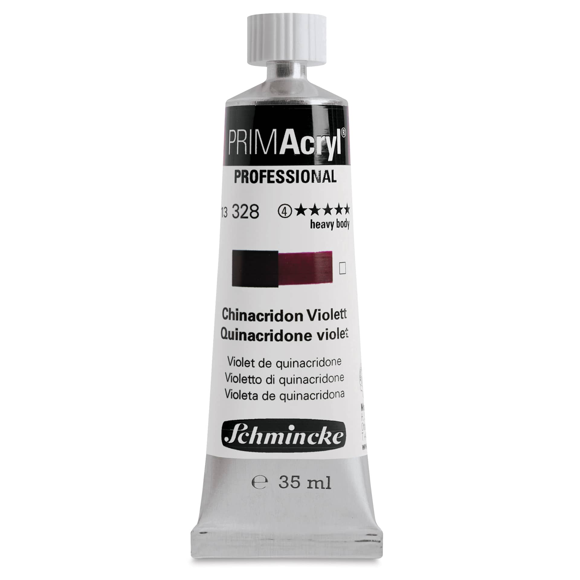 Schmincke Primacryl Professional Acrylic Paint - Quinacridone Violet, 35 ml Tube