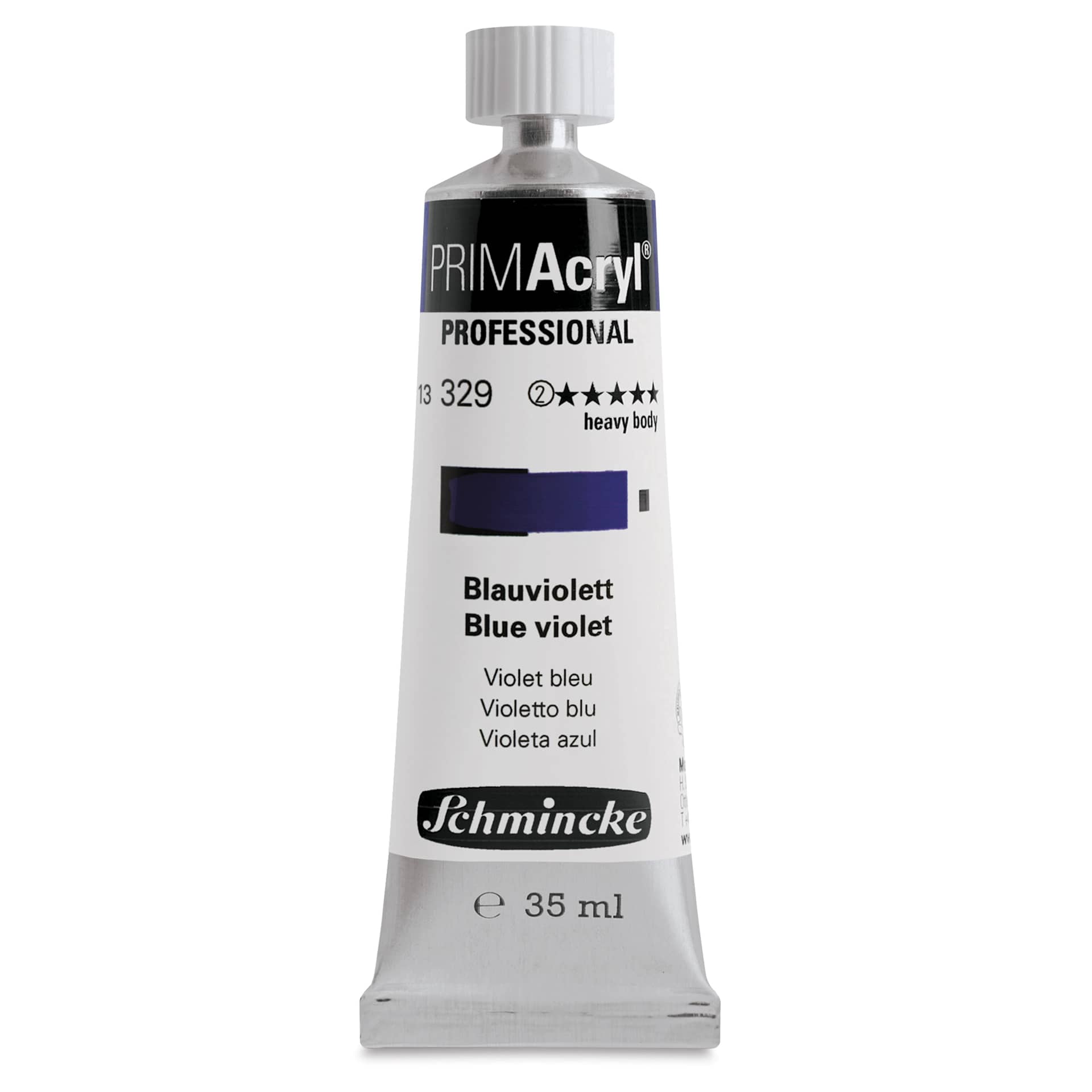 Schmincke Primacryl Professional Acrylic Paint - Blue Violet, 35 ml Tube