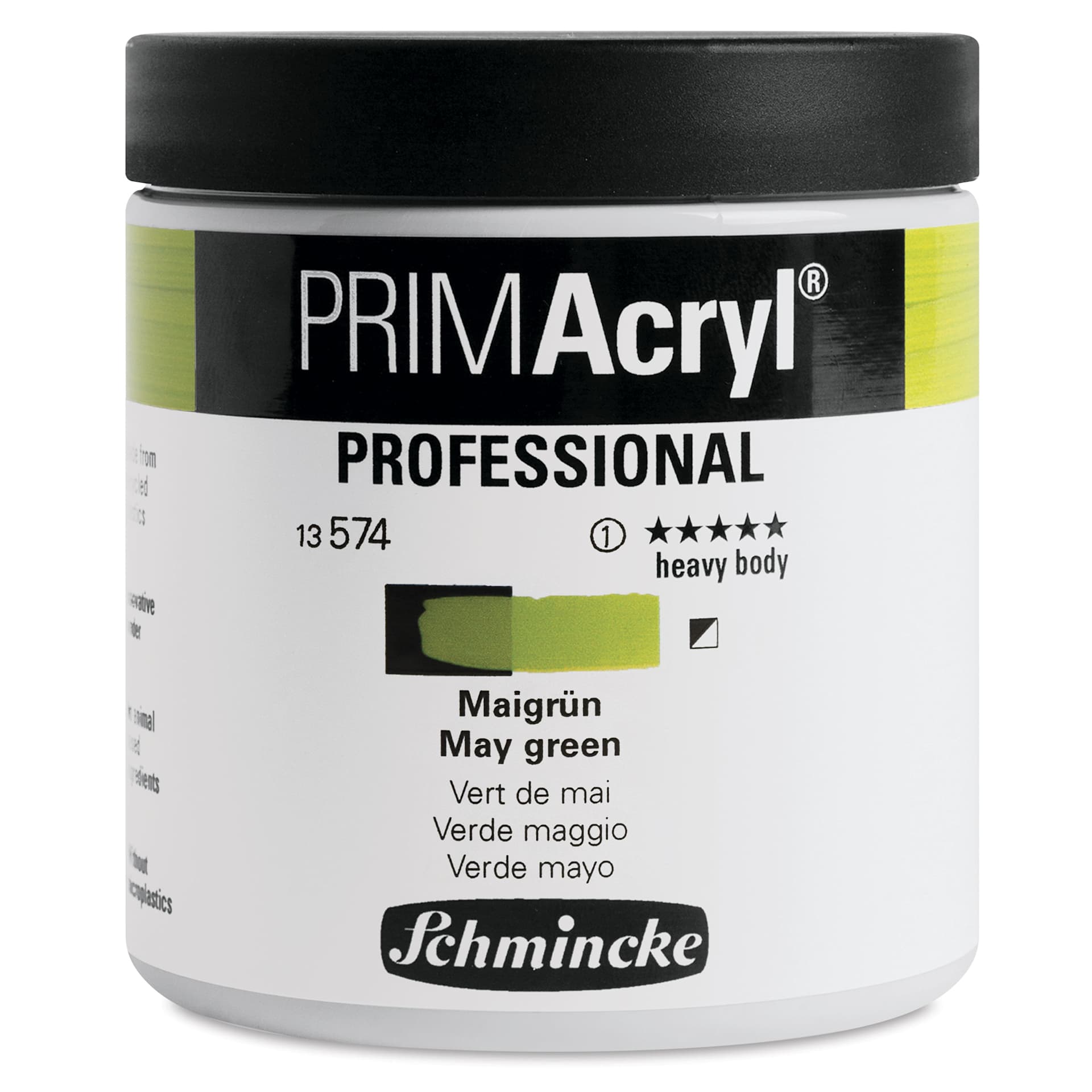 Schmincke Primacryl Professional Acrylic Paint - May Green, 237 ml Jar