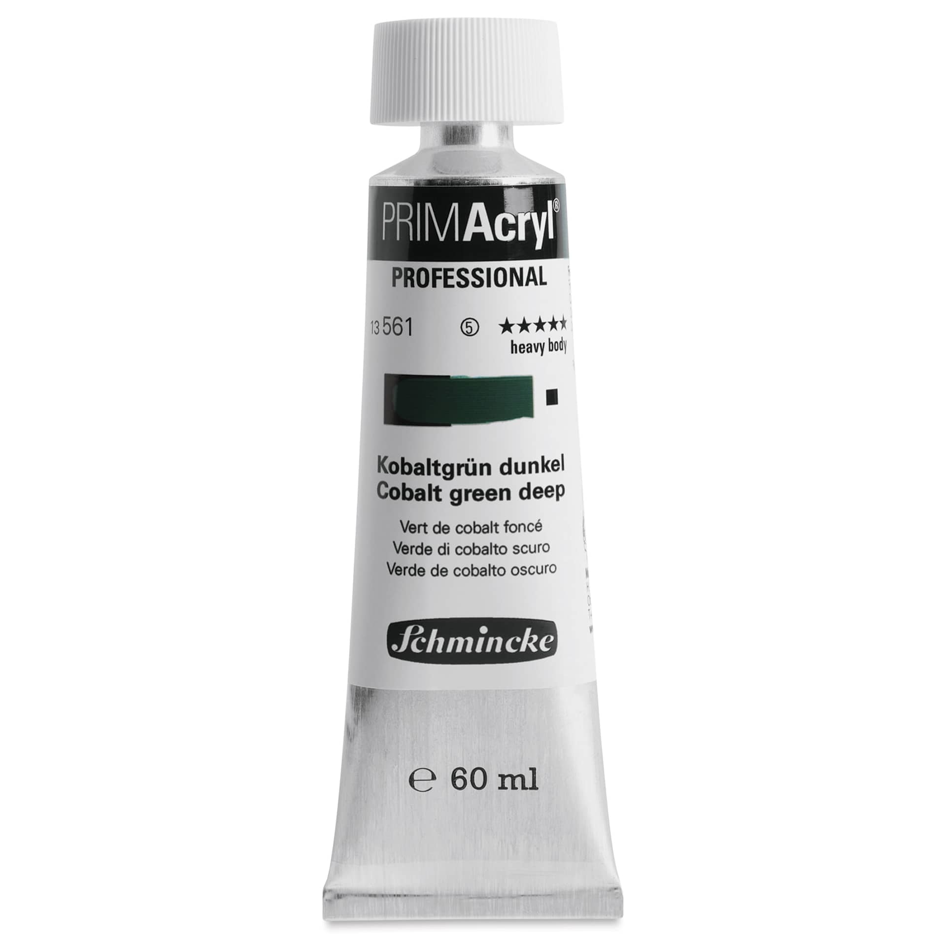 Schmincke Primacryl Professional Acrylic Paint - Cobalt Green Deep, 60 ml Tube