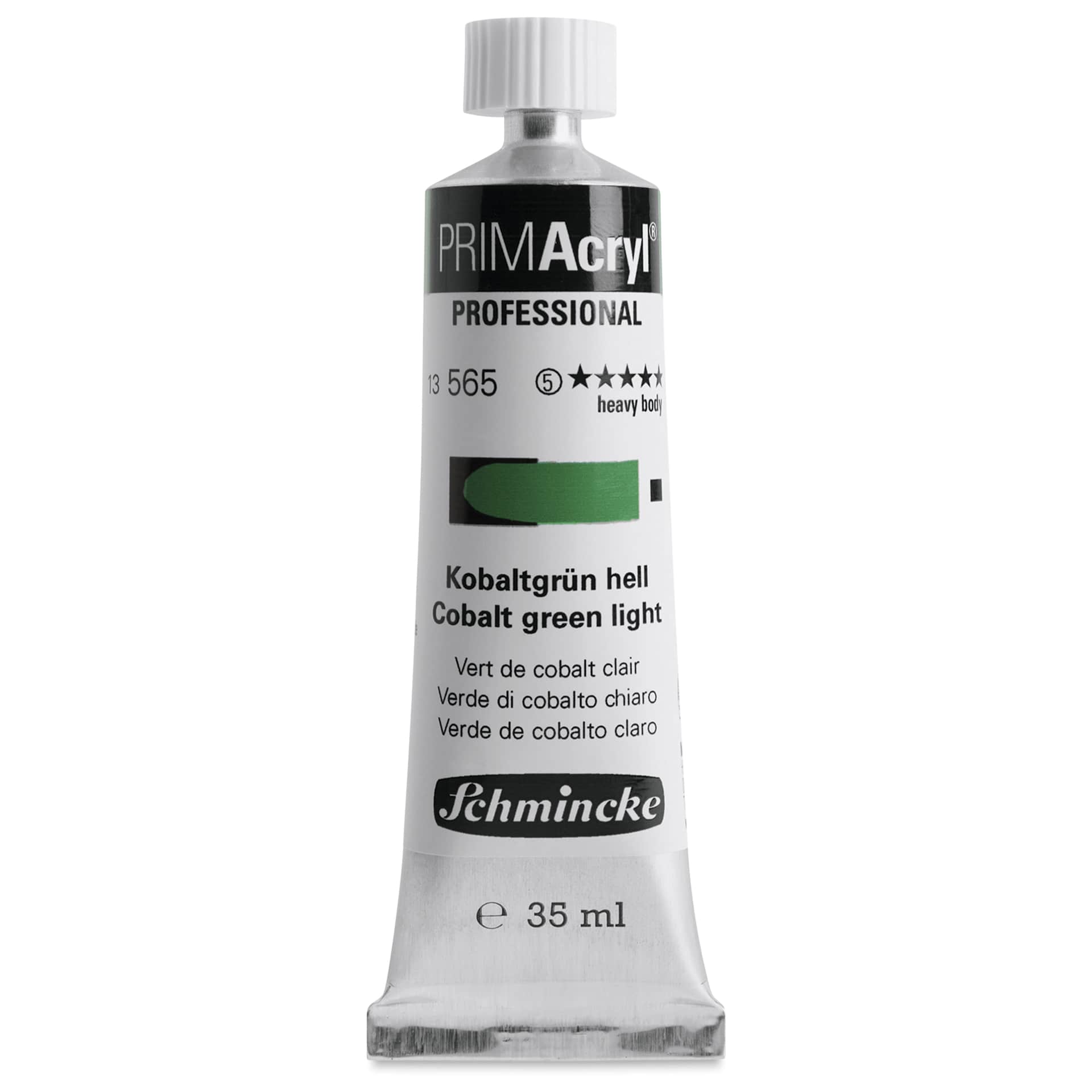 Schmincke Primacryl Professional Acrylic Paint - Cobalt Green Light, 35 ml Tube