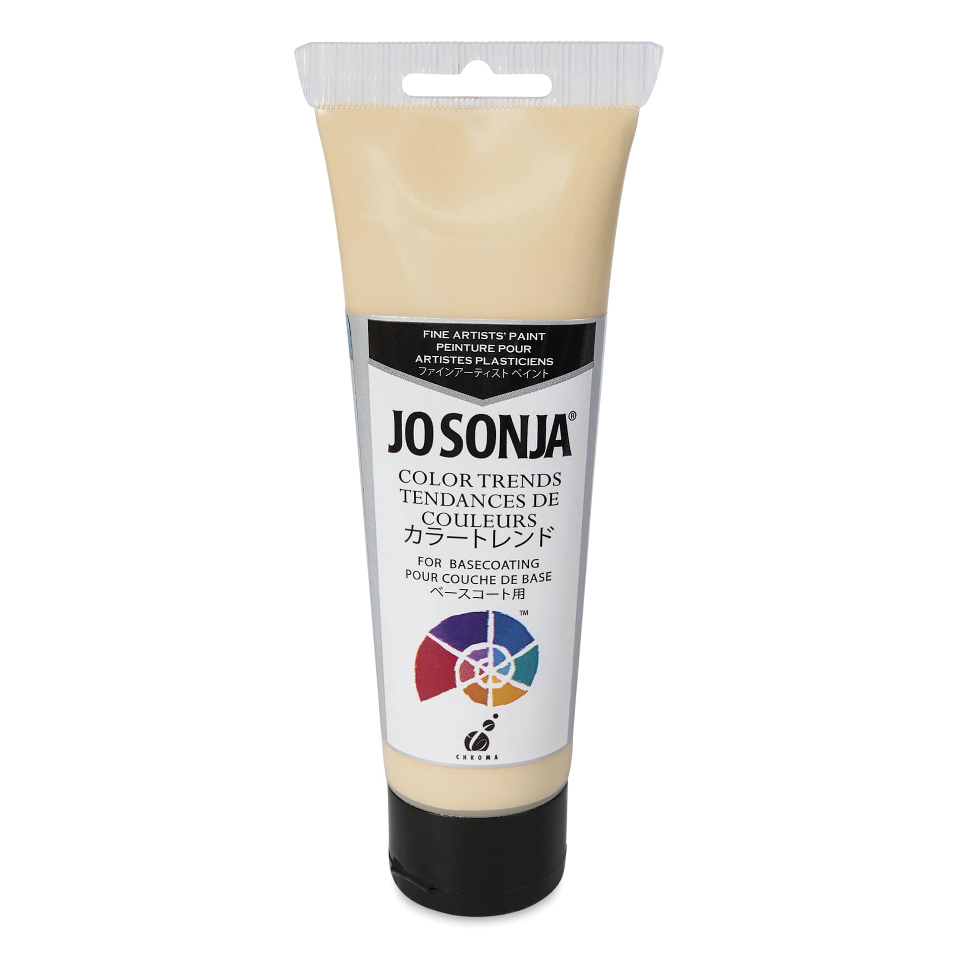 Chroma's Jo Sonja Color Trends Acrylic Paint - Cashmere, 120 ml tube - front