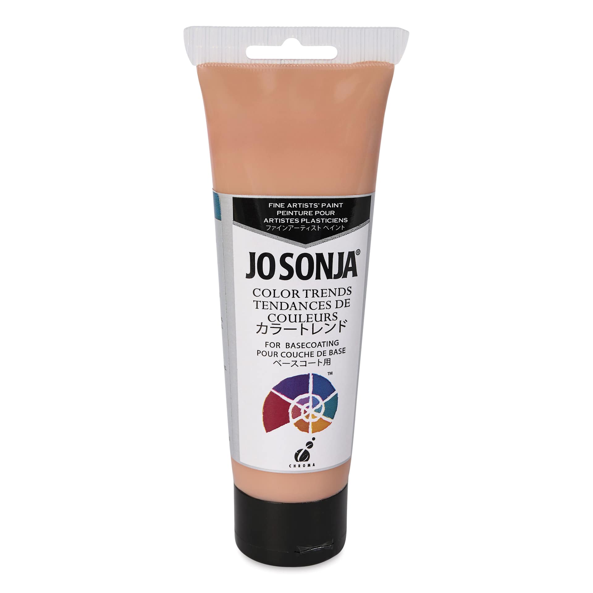 Chroma's Jo Sonja Color Trends Acrylic Paint - Mulled Rose, 120 ml tube - front