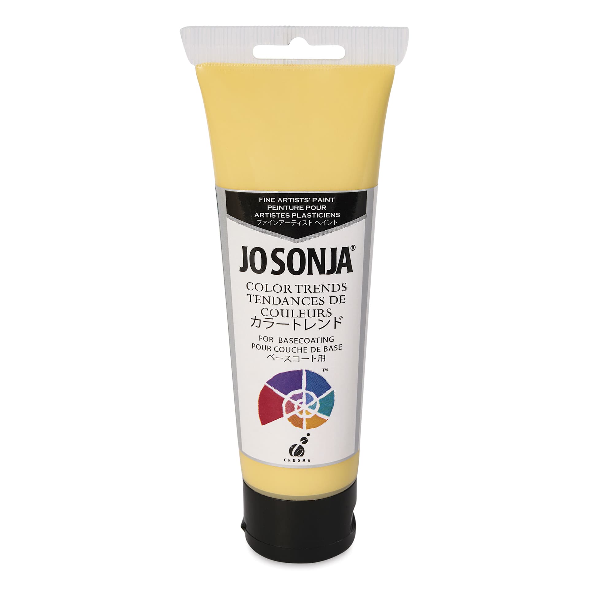 Chroma's Jo Sonja Color Trends Acrylic Paint - Primrose, 120 ml tube - front
