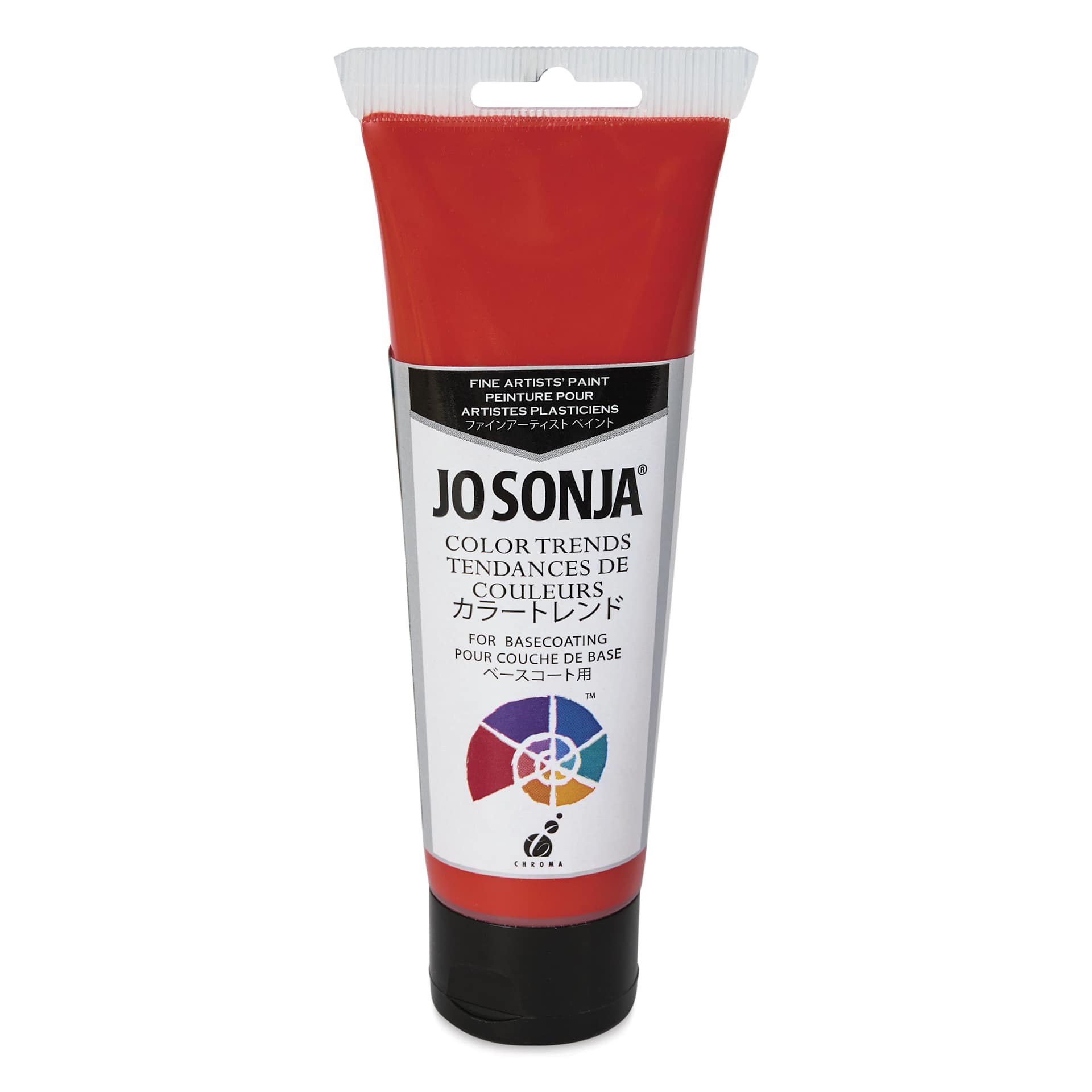 Chroma's Jo Sonja Color Trends Acrylic Paint - Poppy, 120 ml tube - front