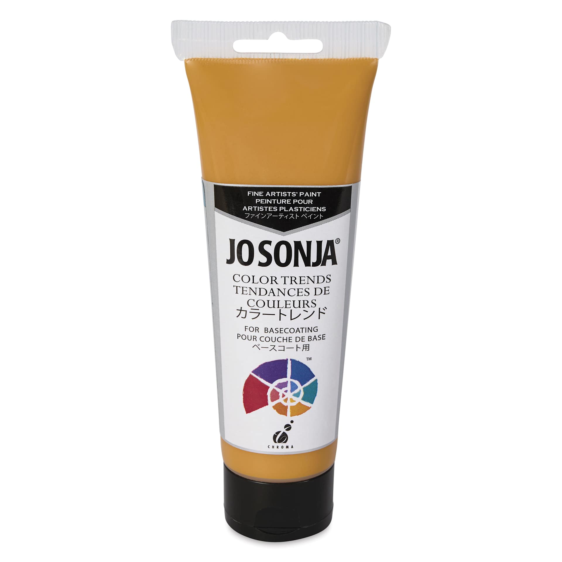 Chroma's Jo Sonja Color Trends Acrylic Paint - Marigold, 120 ml tube - front