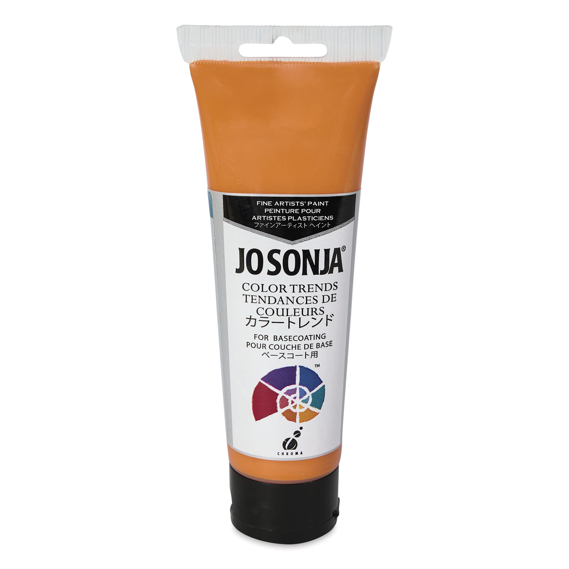 Chroma's Jo Sonja Color Trends Acrylic Paint - Tiger Lily, 120 ml tube - front