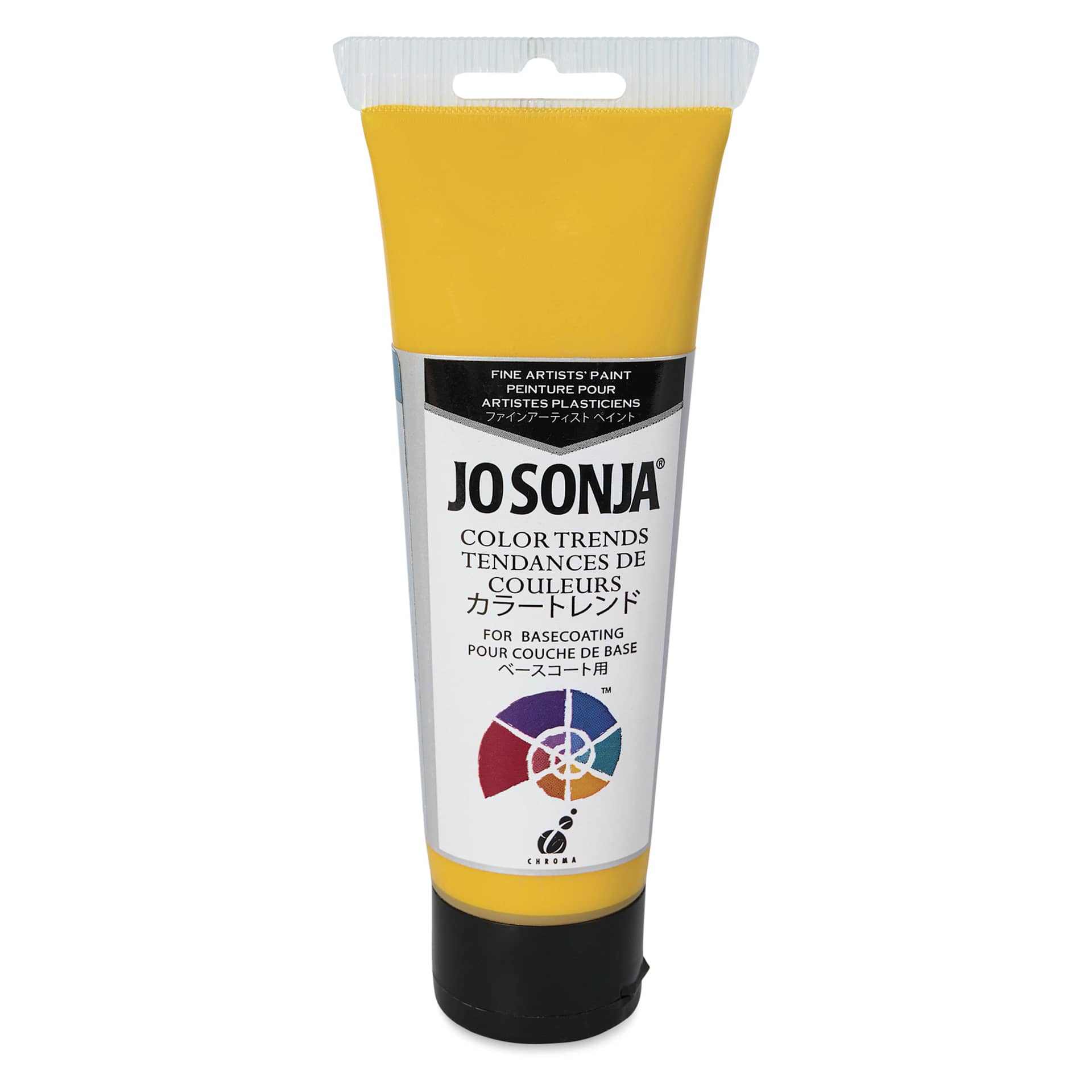 Chroma's Jo Sonja Color Trends Acrylic Paint - Sunflower, 120 ml tube - front