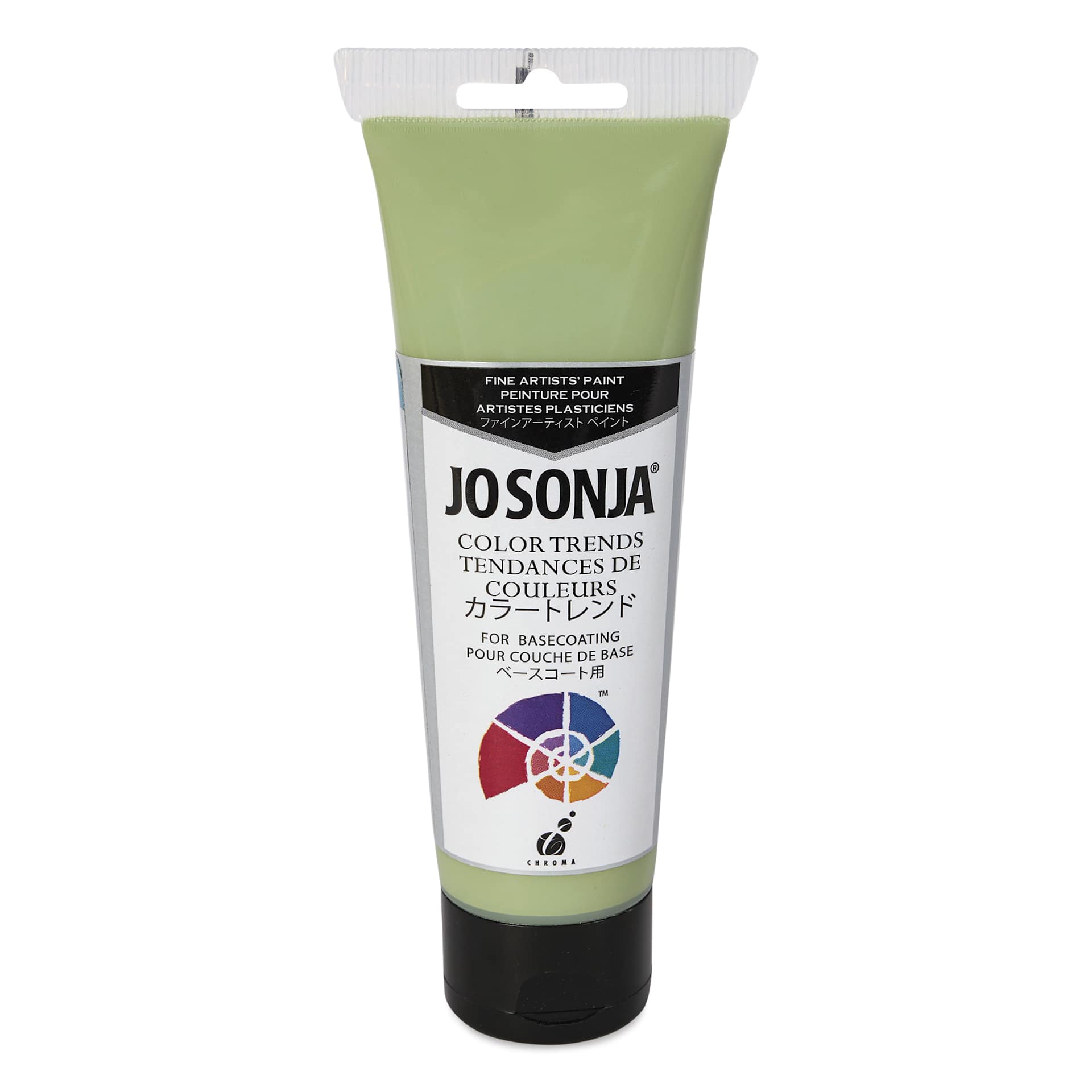 Chroma's Jo Sonja Color Trends Acrylic Paint - Sea Grass, 120 ml tube - front