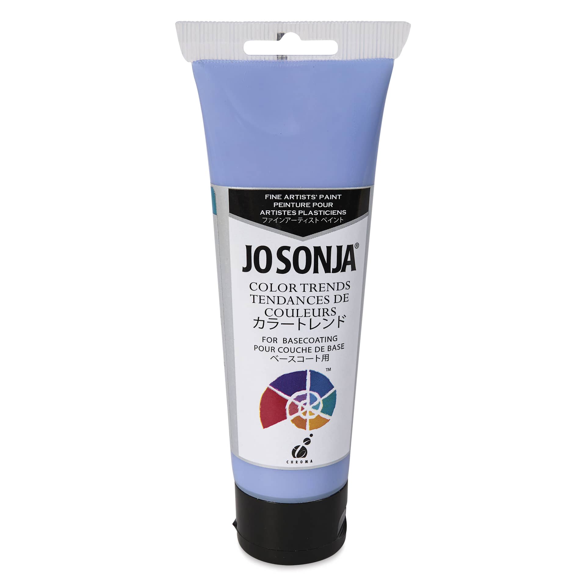 Chroma's Jo Sonja Color Trends Acrylic Paint - Azure, 120 ml tube - front
