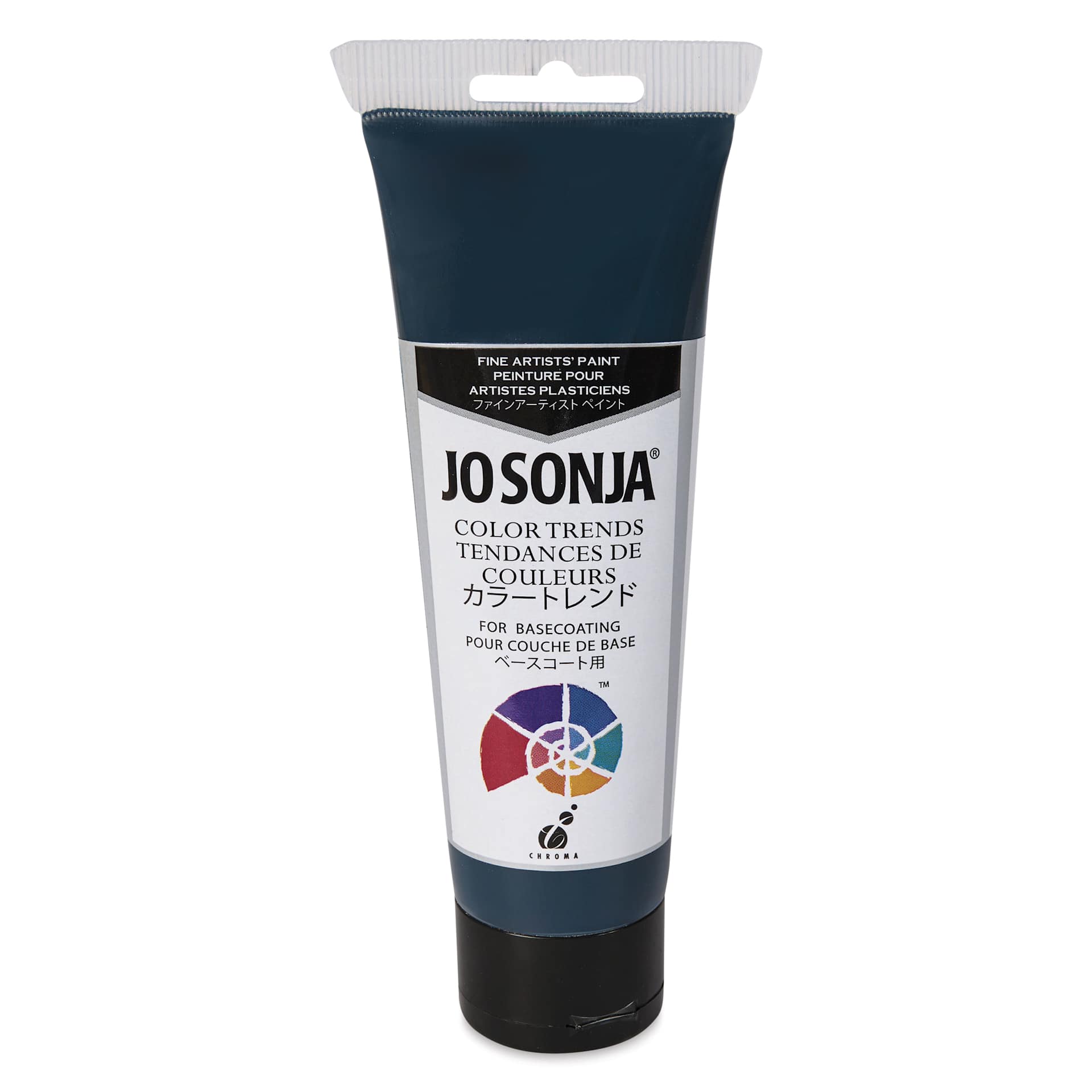 Chroma's Jo Sonja Color Trends Acrylic Paint - Galaxy Blue, 120 ml tube - front