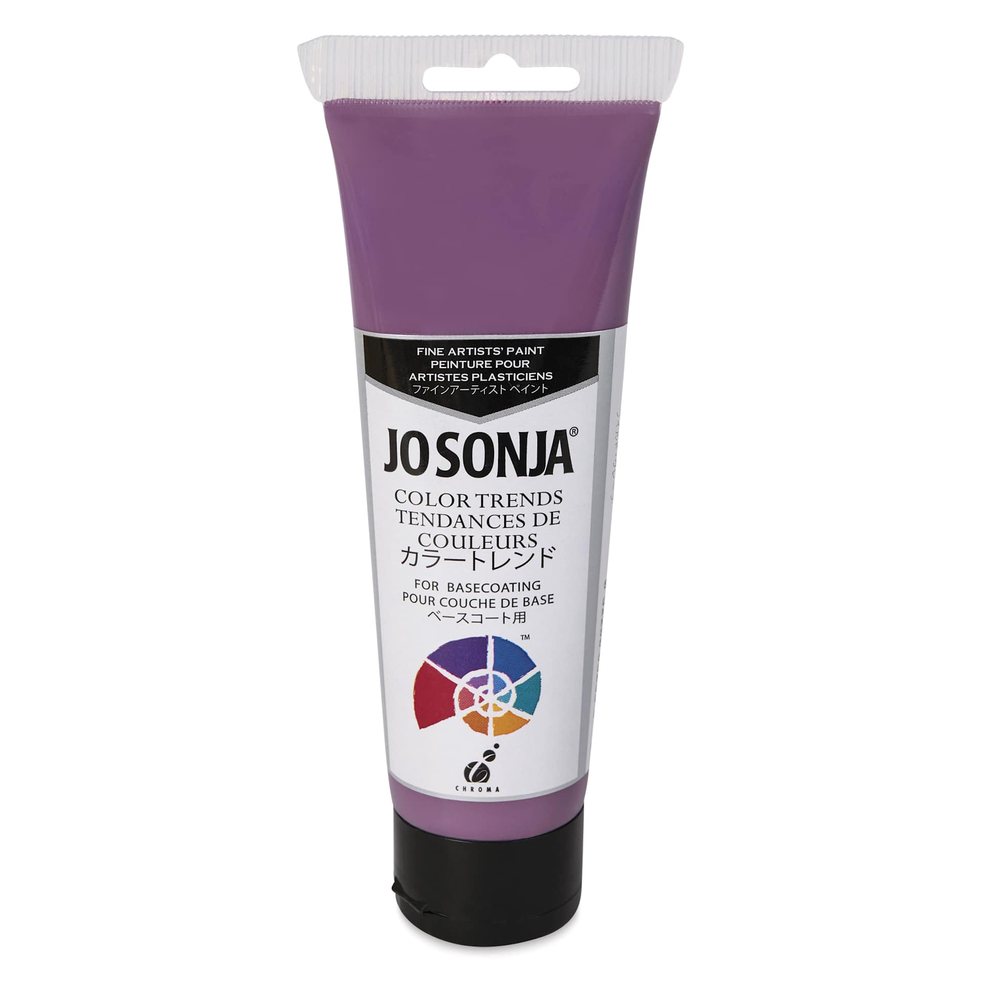 Chroma's Jo Sonja Color Trends Acrylic Paint - Wild Grapes, 120 ml tube - front