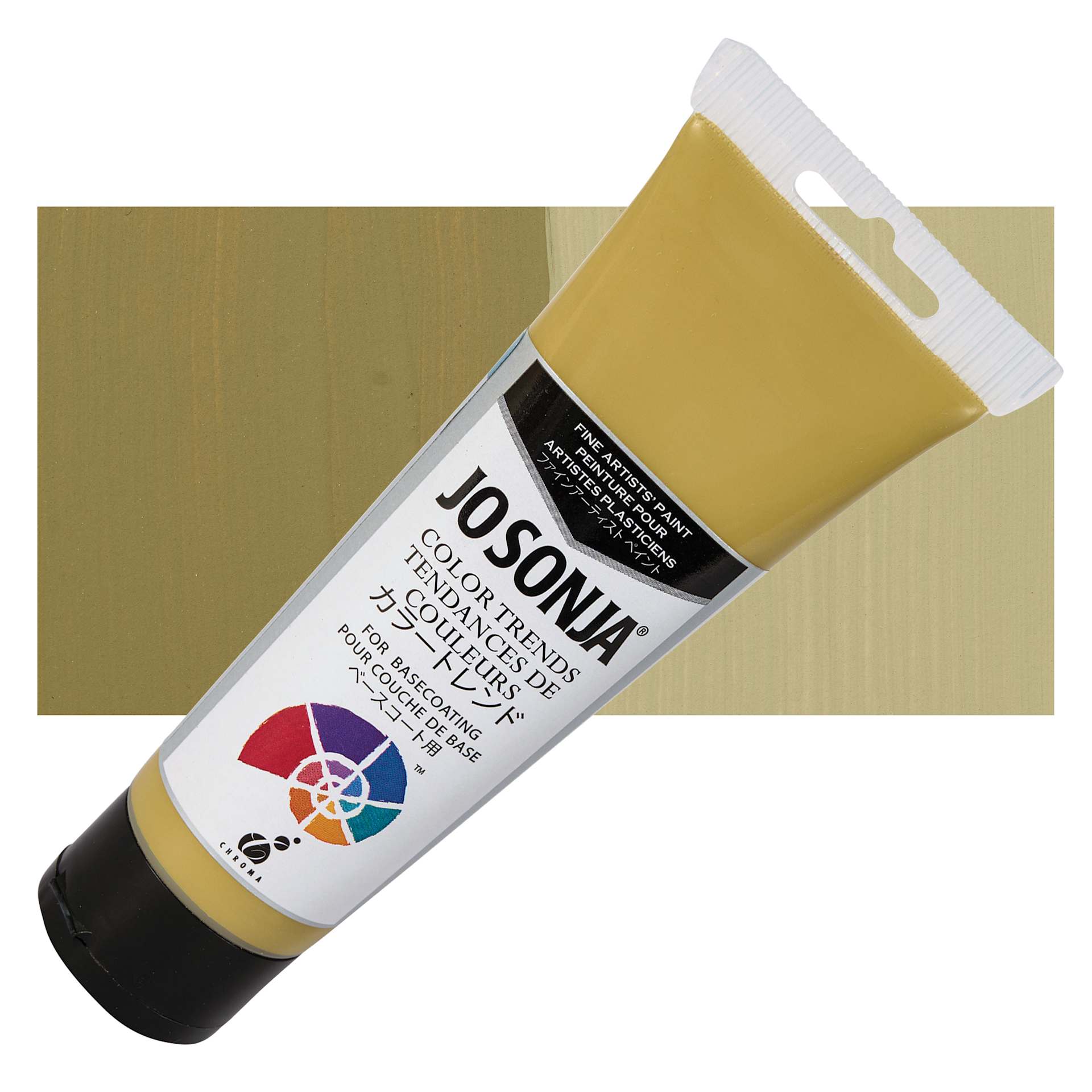Chroma's Jo Sonja Color Trends Acrylic Paint - Willow - Tube and Swatch