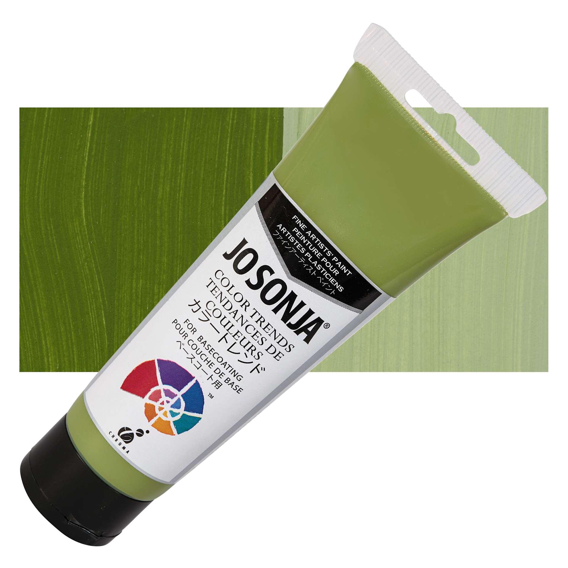 Chroma's Jo Sonja Color Trends Acrylic Paint - Vines - Tube and Swatch
