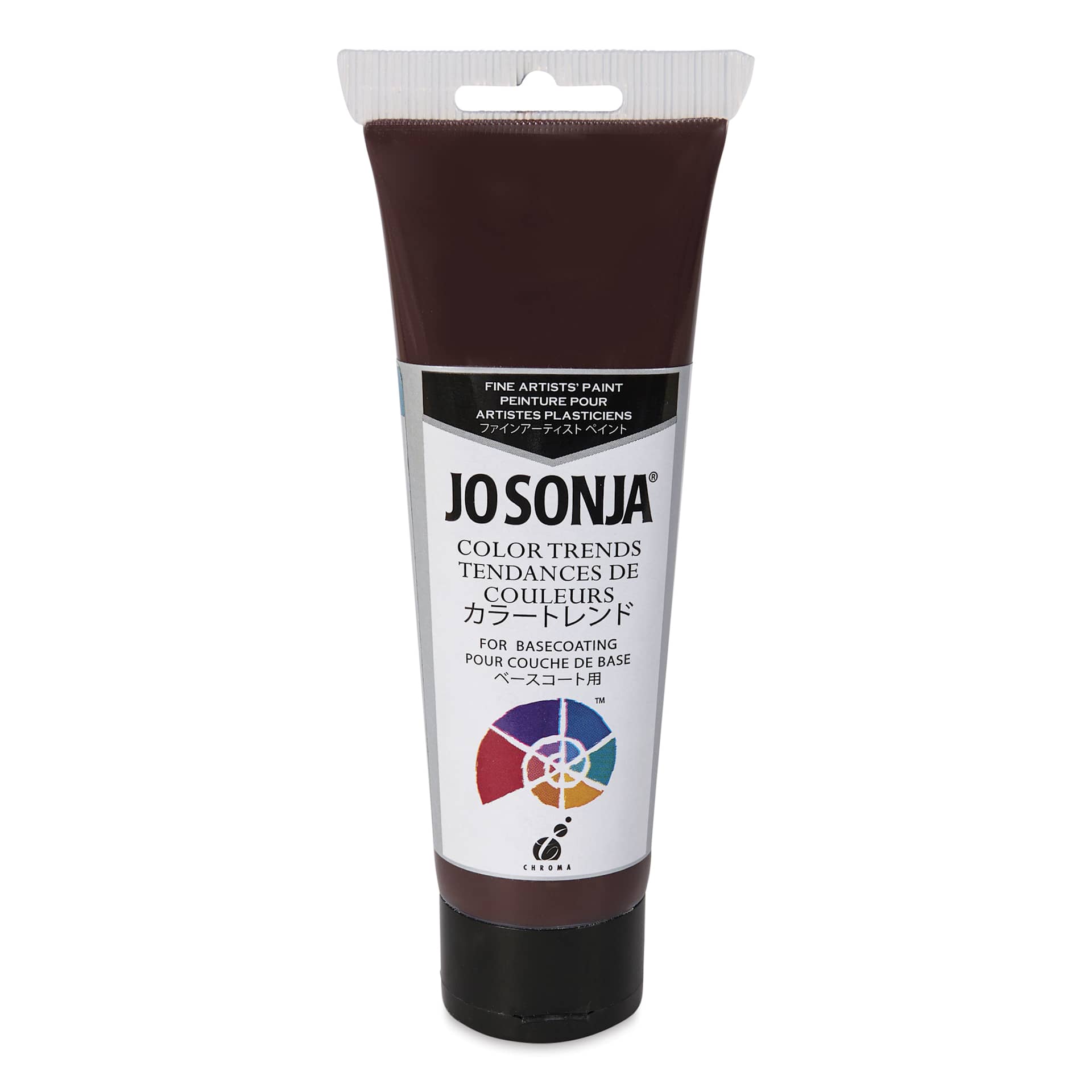 Chroma's Jo Sonja Color Trends Acrylic Paint - Espresso, 120 ml tube - front