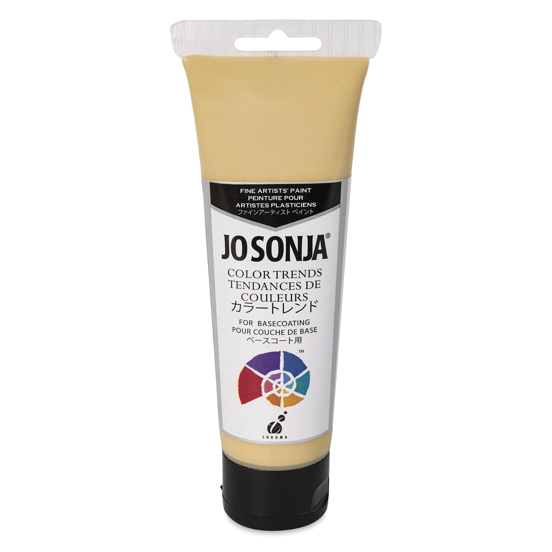 Chroma's Jo Sonja Color Trends Acrylic Paint - Husk, 120 ml tube - front