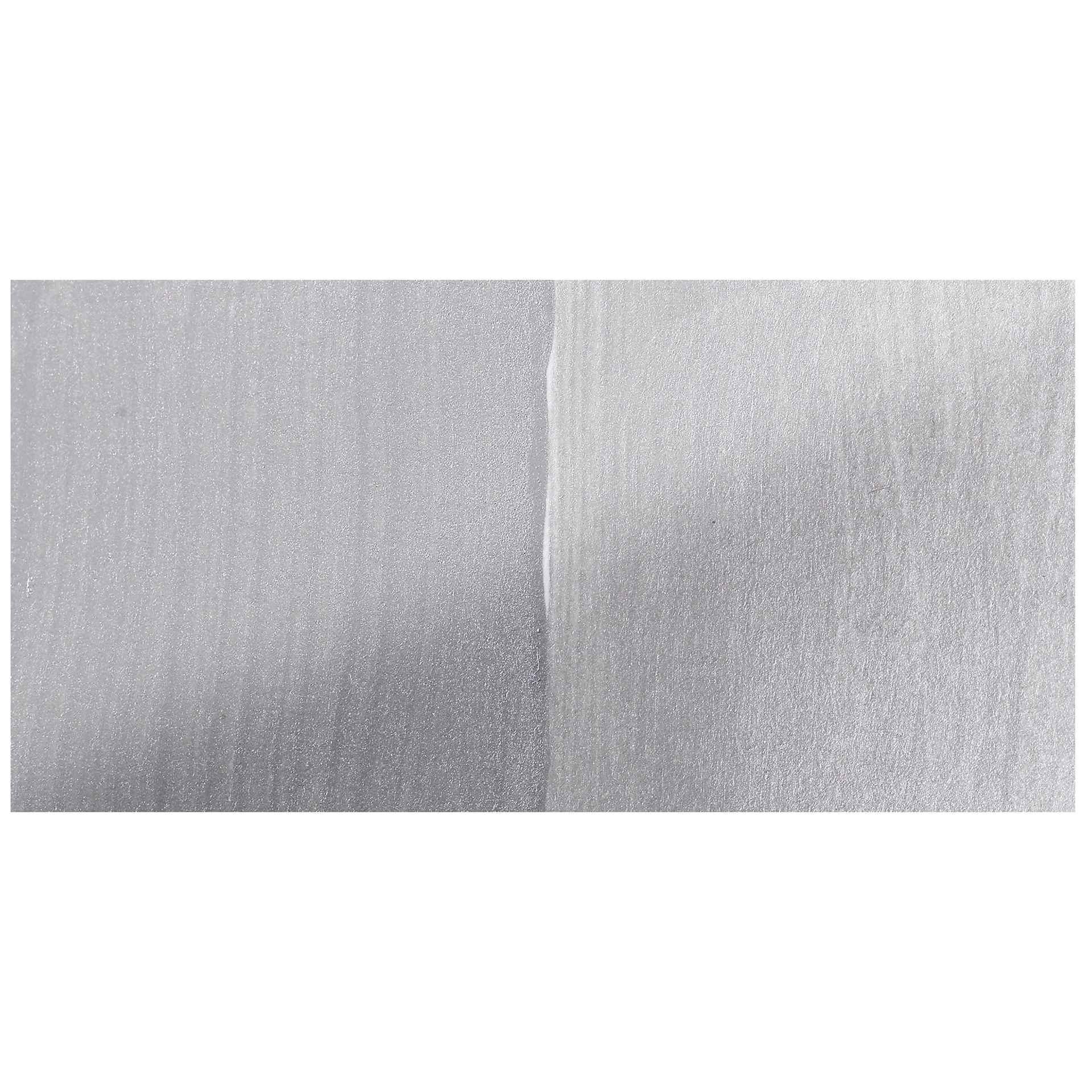 FolkArt Multi-Surface Metallic Acrylic Paint - Platinum - swatch