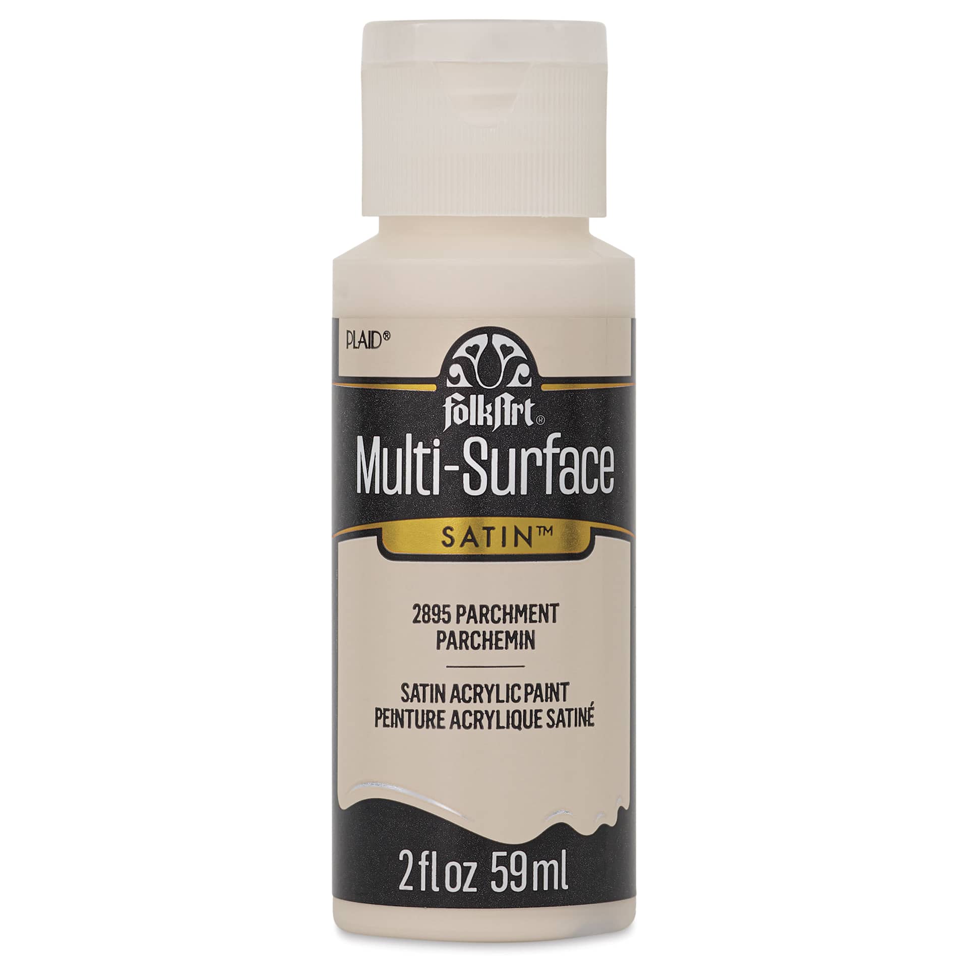 FolkArt Multi-Surface Acrylic Paint - Parchment, 59 ml