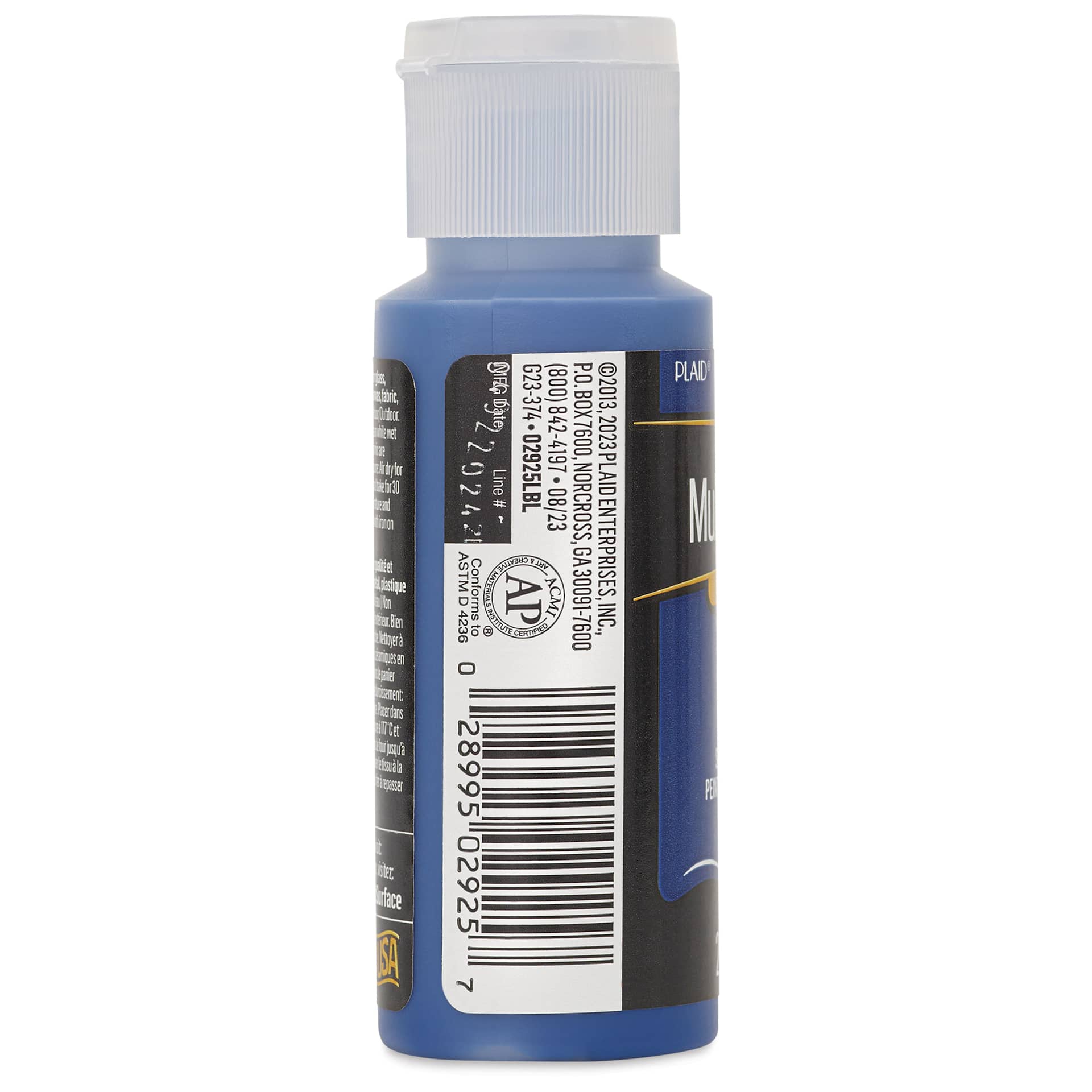 FolkArt Multi-Surface Acrylic Paint - Ink Spot, 59 ml bottle side