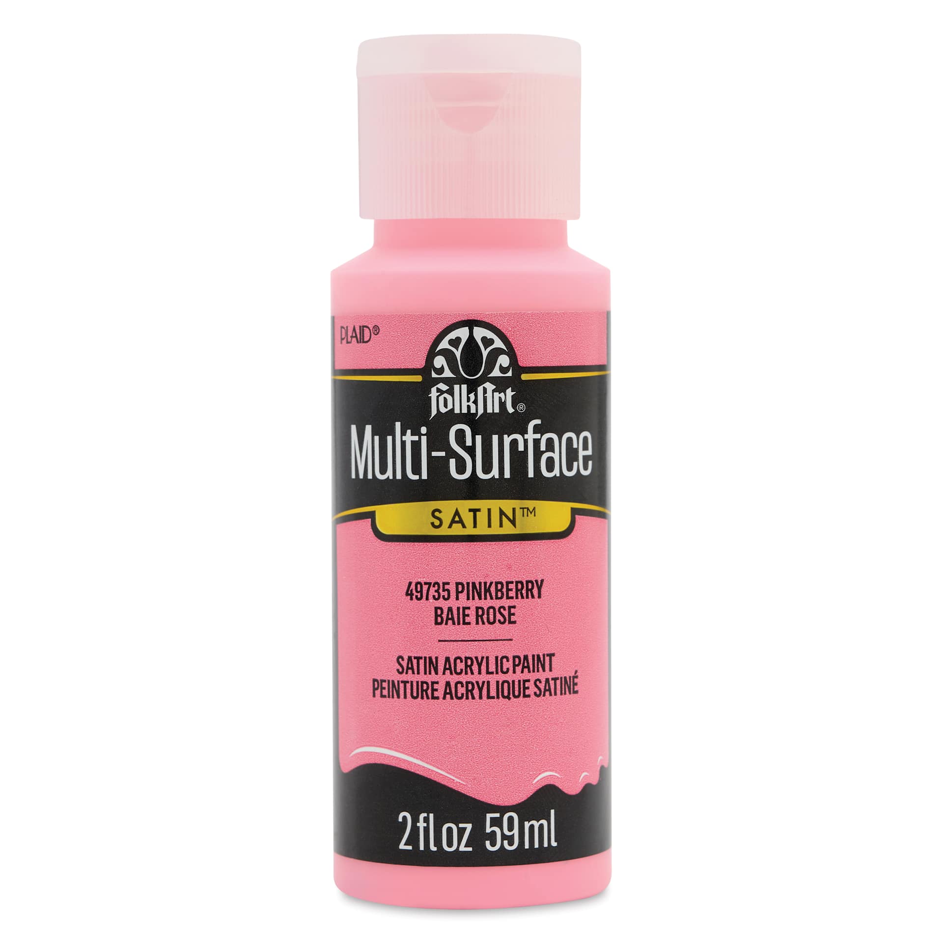 FolkArt Multi-Surface Acrylic Paint - Pinkberry, 59 ml