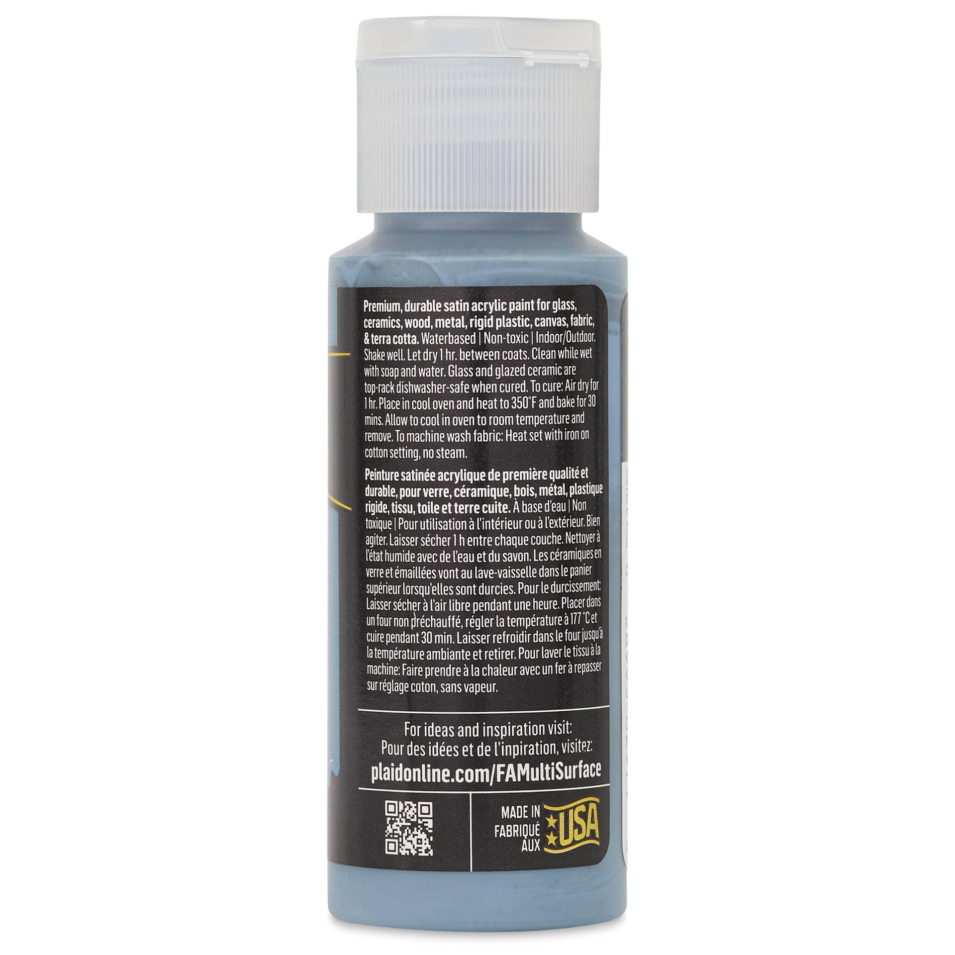 FolkArt Multi-Surface Acrylic Paint - Skyline, 59 ml bottle back