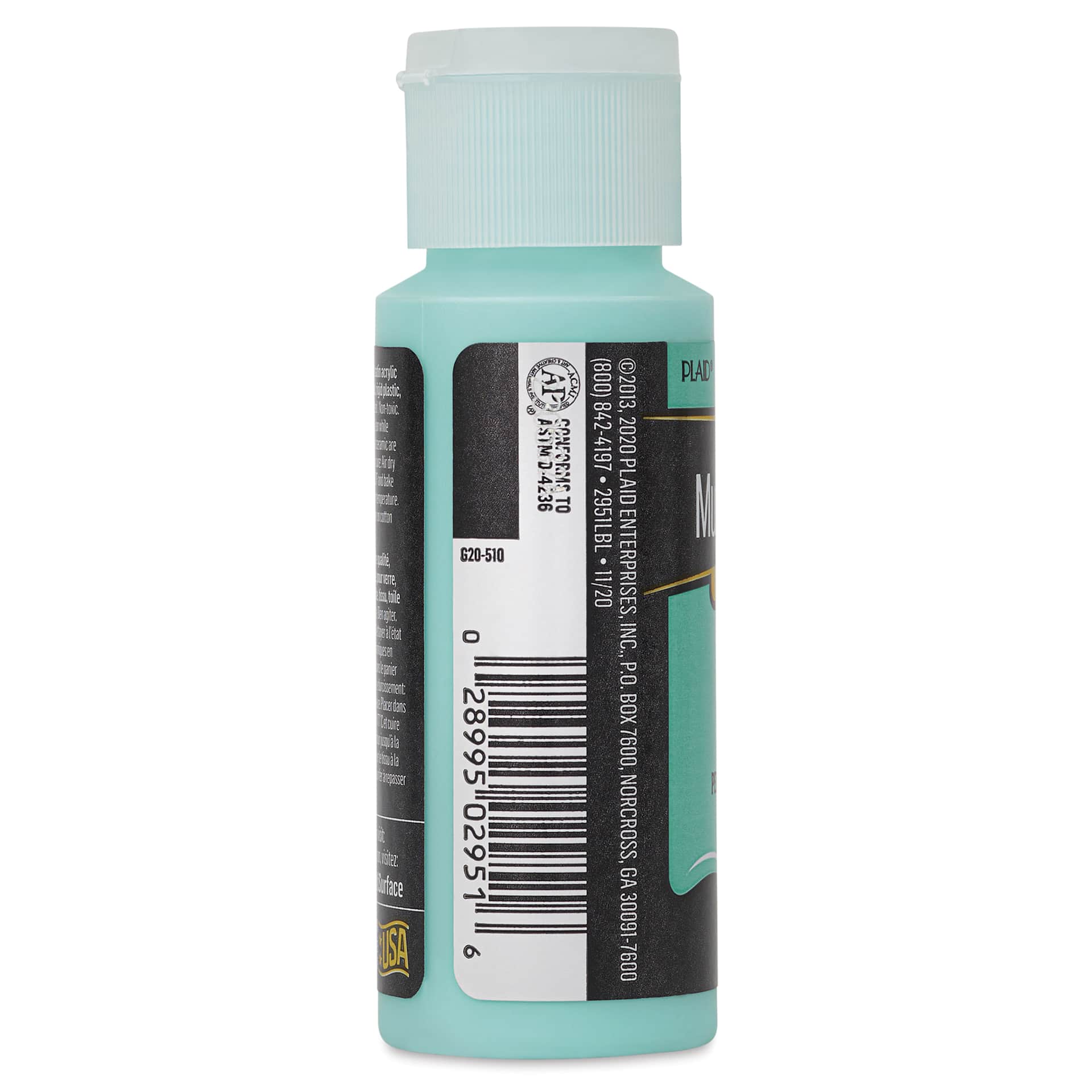 FolkArt Multi-Surface Acrylic Paint - Patina, 59 ml bottle side