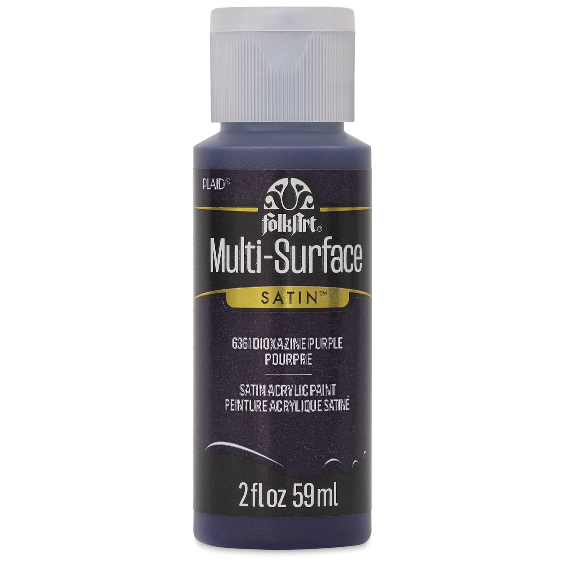 FolkArt Multi-Surface Acrylic Paint - Dioxazine Purple, 59 ml