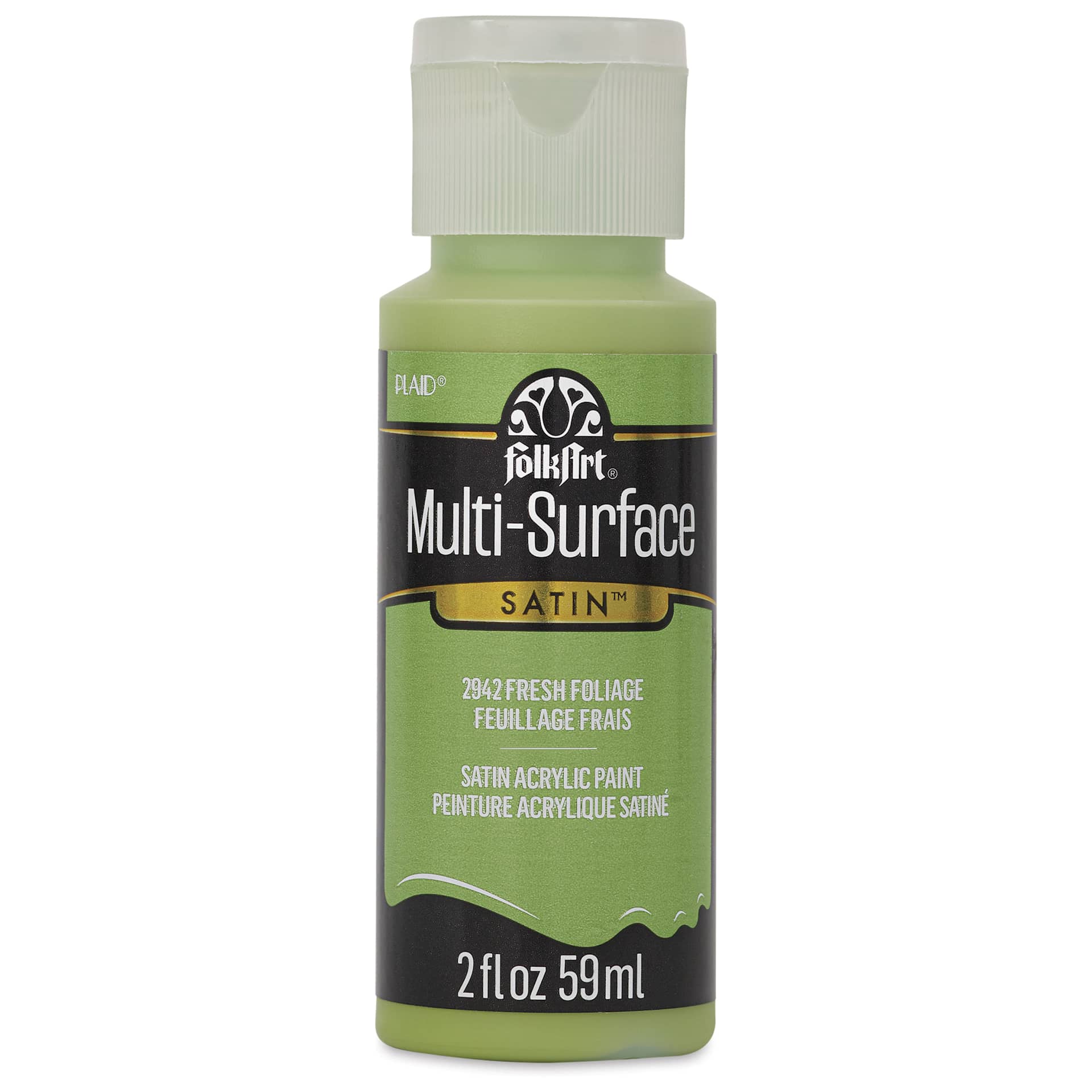 FolkArt Multi-Surface Acrylic Paint - Fresh Foliage, 59 ml