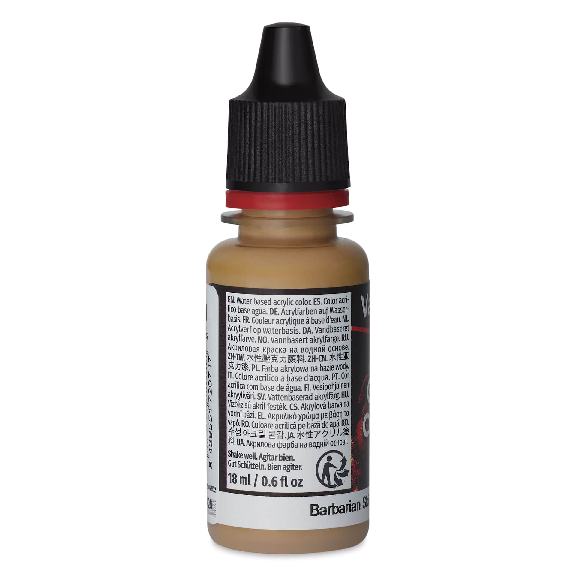 Vallejo Game Color Acrylic Paint - Barbarian Skin, 18 ml - side