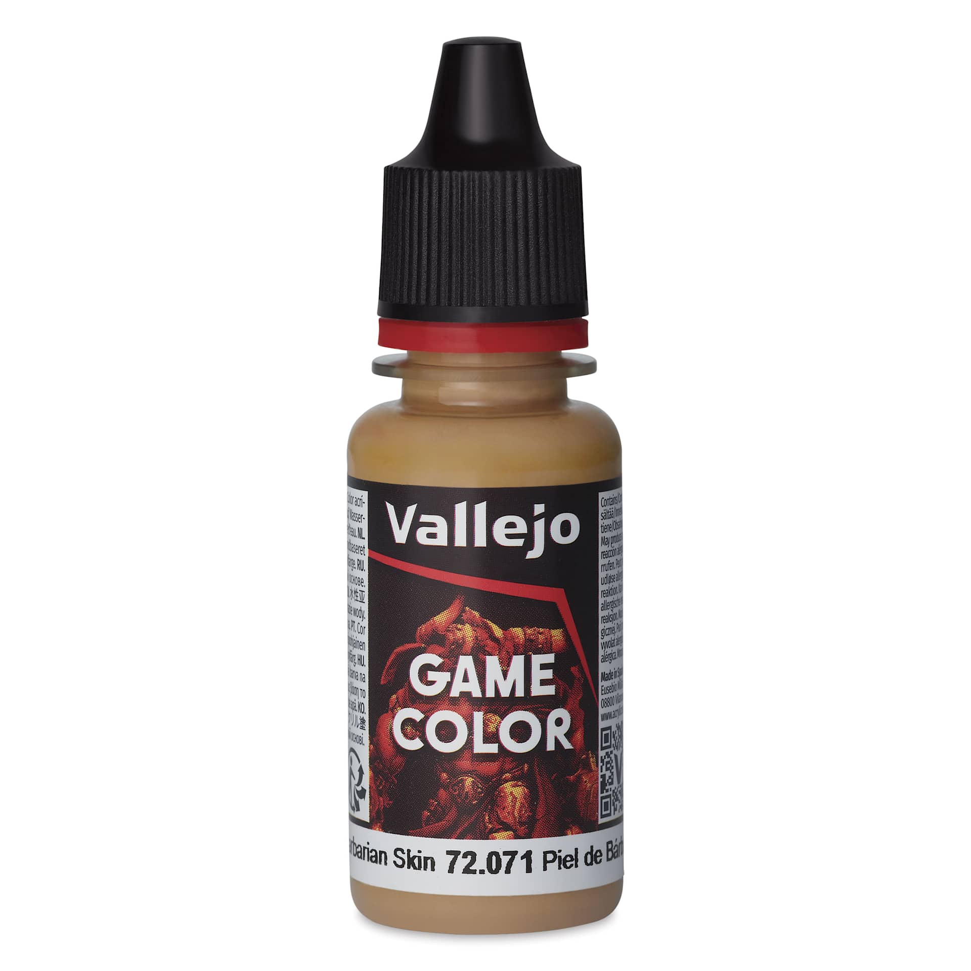 Vallejo Game Color Acrylic Paint - Barbarian Skin, 18 ml - front