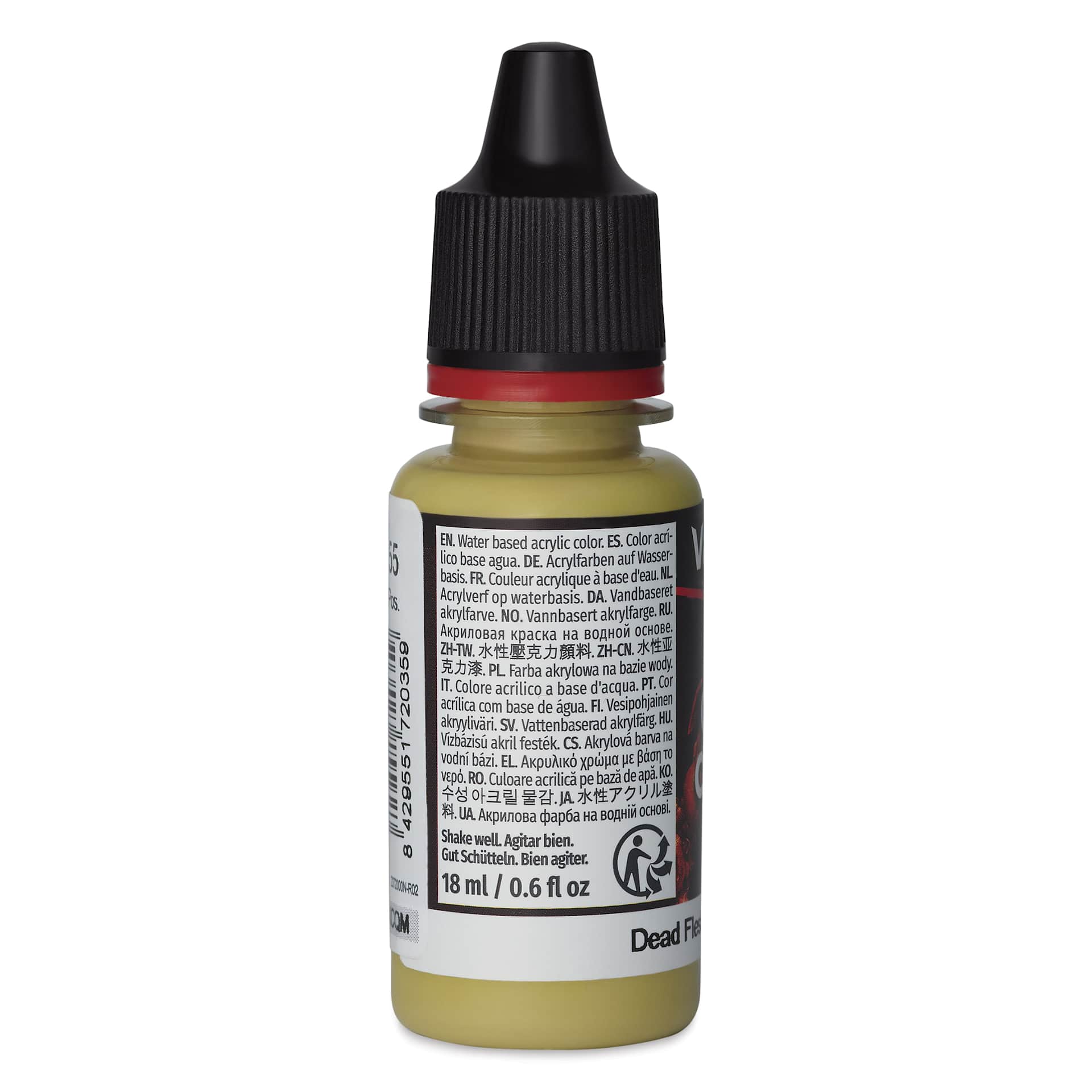 Vallejo Game Color Acrylic Paint - Dead Flesh - side