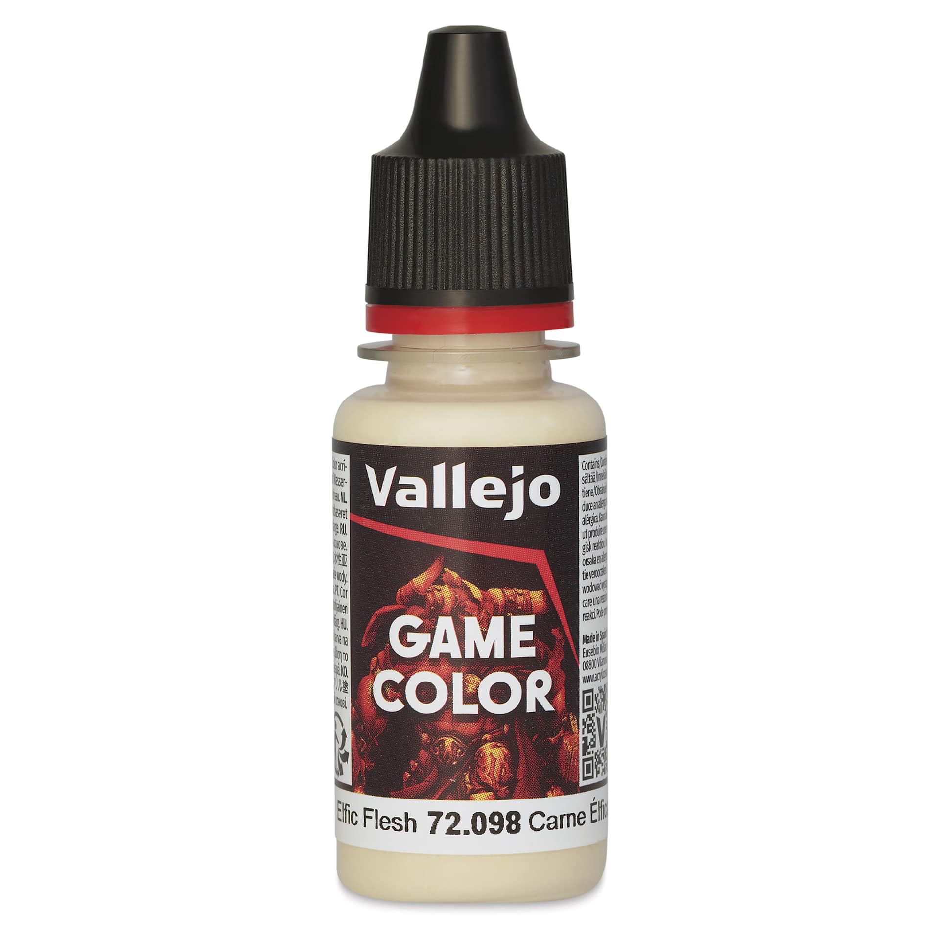 Vallejo Game Color Acrylic Paint - Elfic Flesh, 18 ml - front