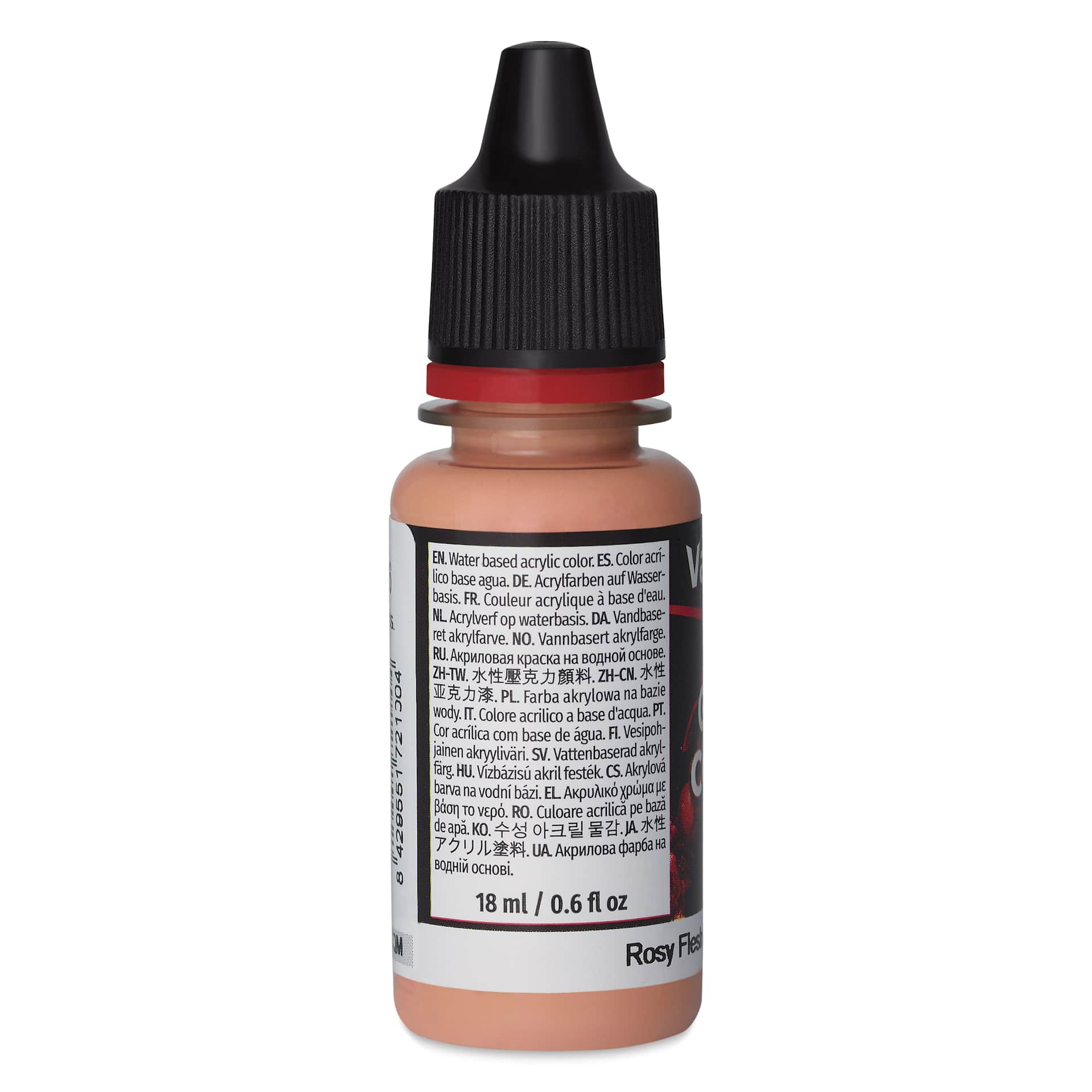 Vallejo Game Color Acrylic Paint - Rosy Flesh, 18 ml - side