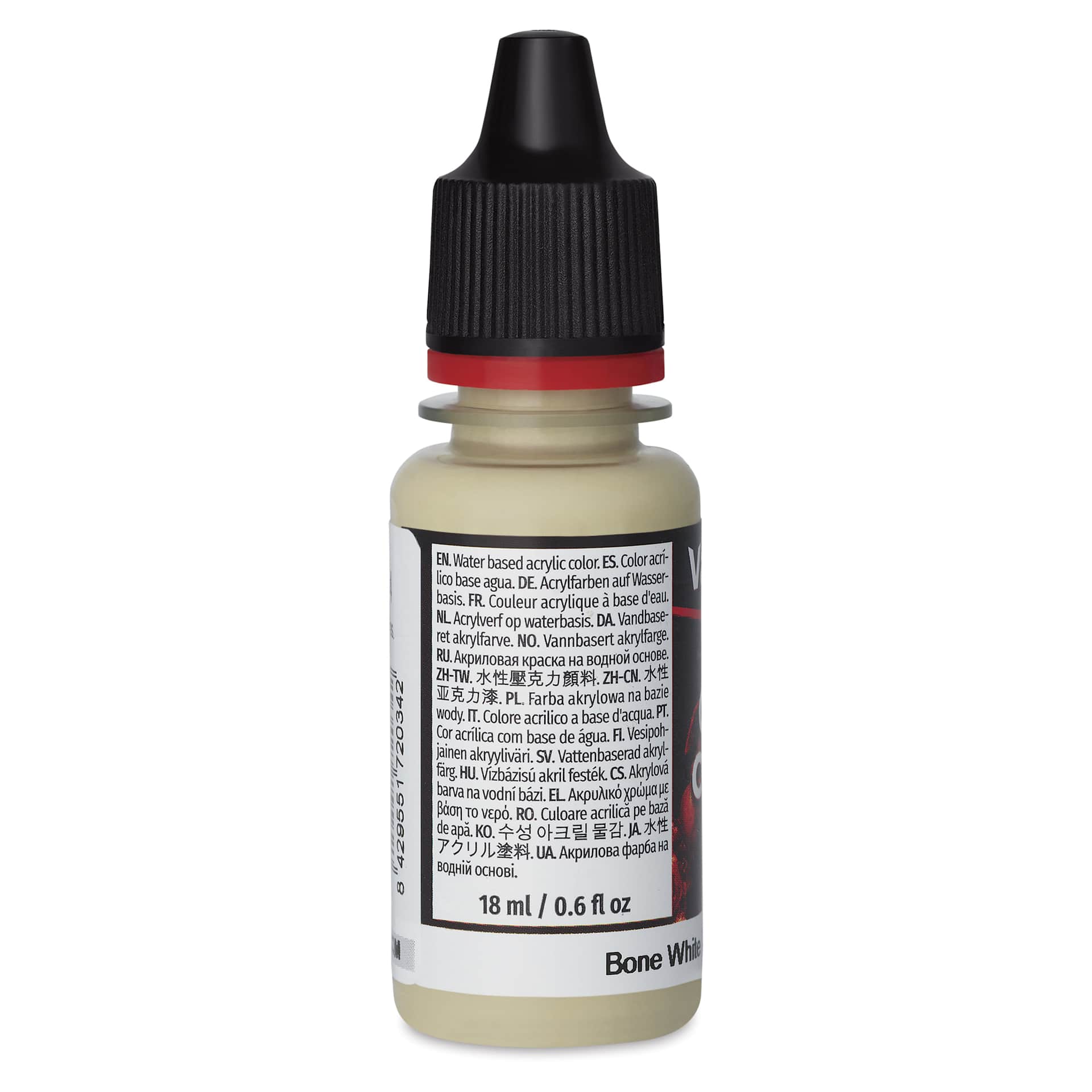 Vallejo Game Color Acrylic Paint - Bone White, 18 ml - side