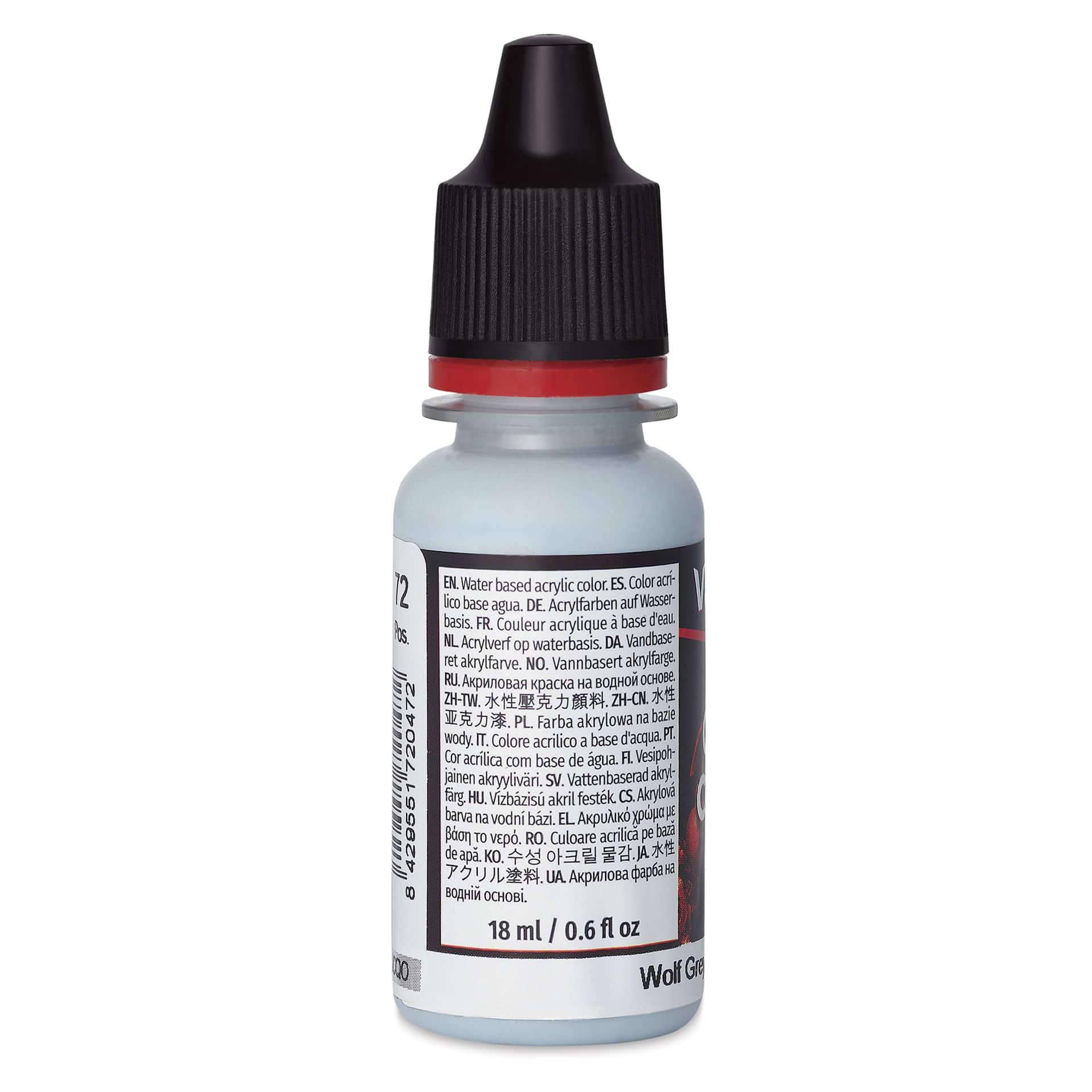 Vallejo Game Color Acrylic Paint - Wolf Grey, 18 ml - side