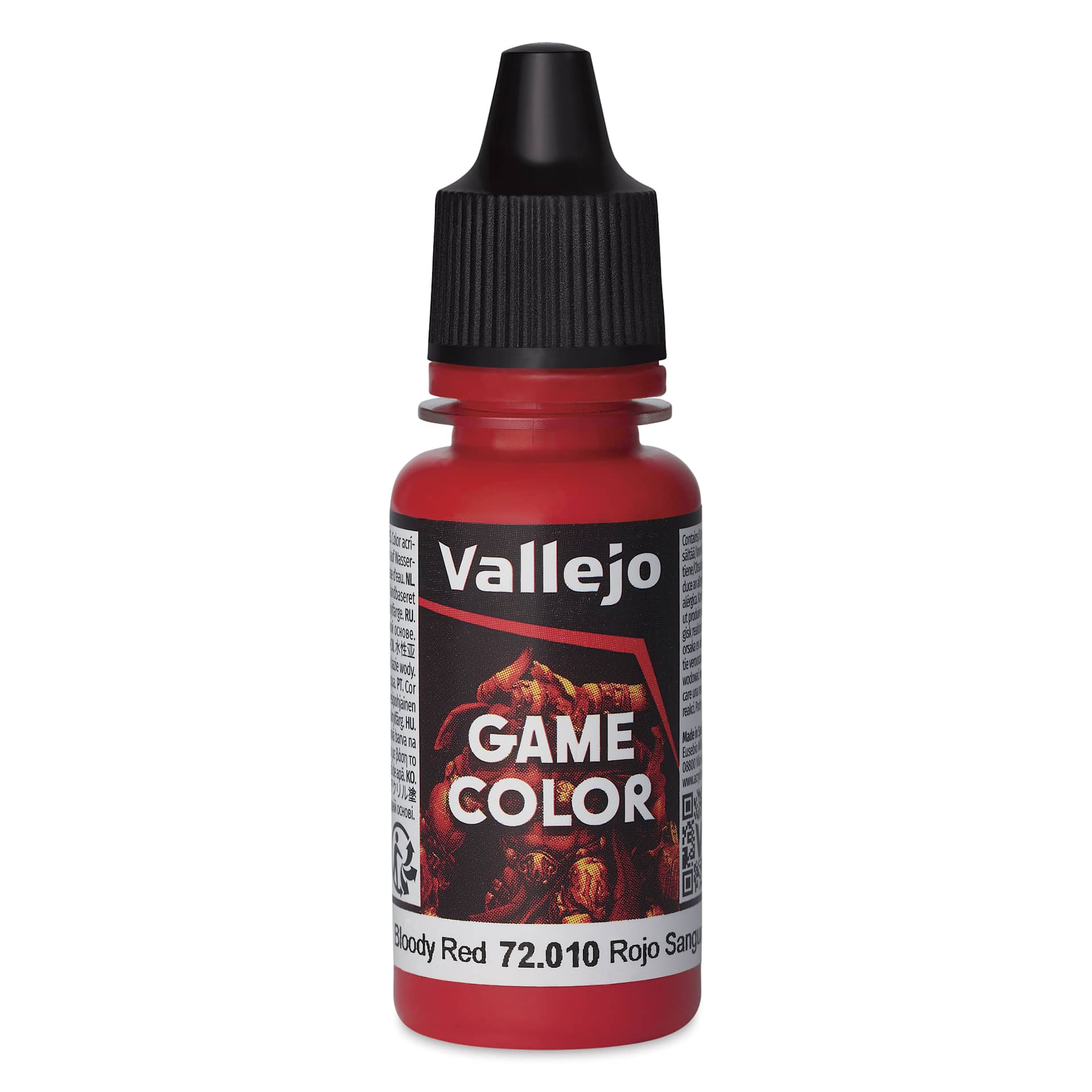 Vallejo Game Color Acrylic Paint - Bloody Red, 18 ml - front