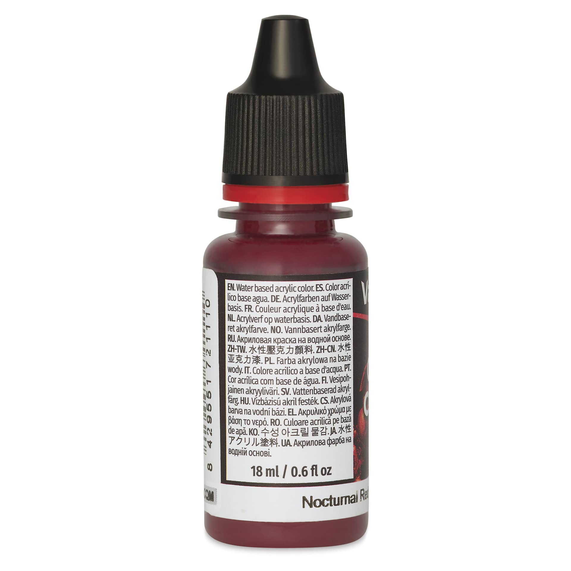 Vallejo Game Color Acrylic Paint - Nocturnal Red, 18 ml - side