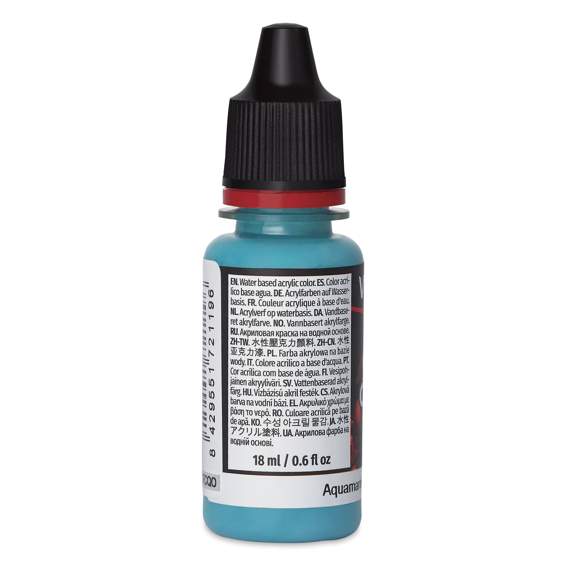 Vallejo Game Color Acrylic Paint - Aquamarine, 18 ml - side