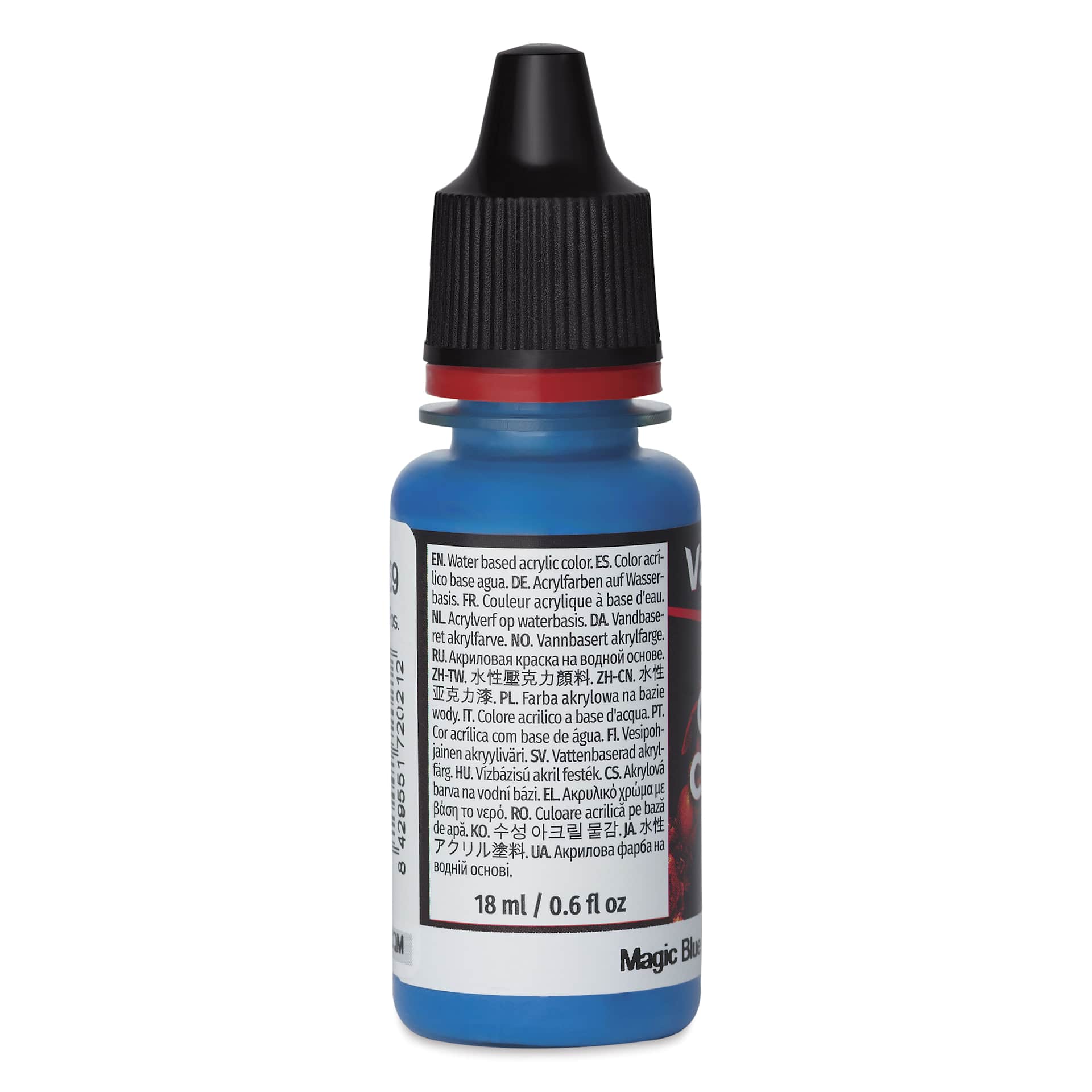 Vallejo Game Color Acrylic Paint - Magic Blue, 18 ml - side