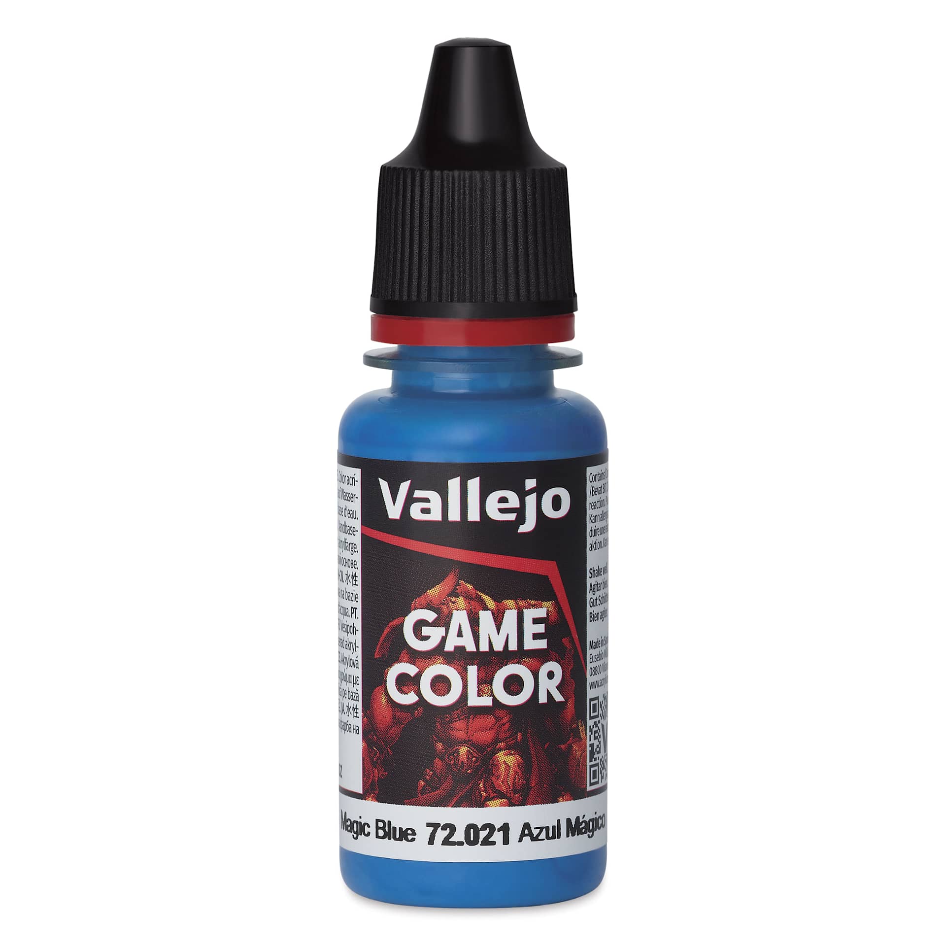 Vallejo Game Color Acrylic Paint - Magic Blue, 18 ml - front